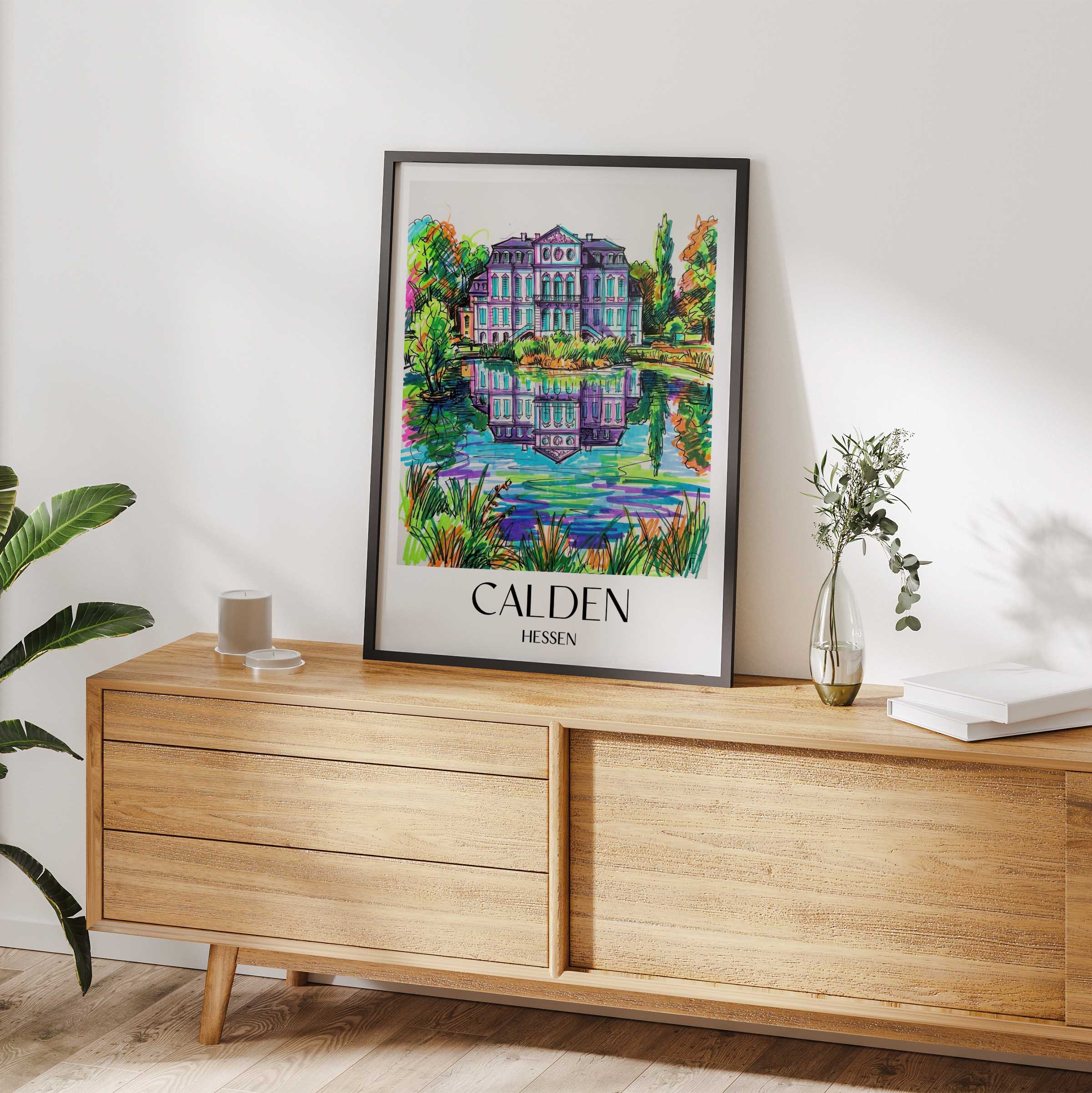 calden-hessen-deutschland-poster-graffiti