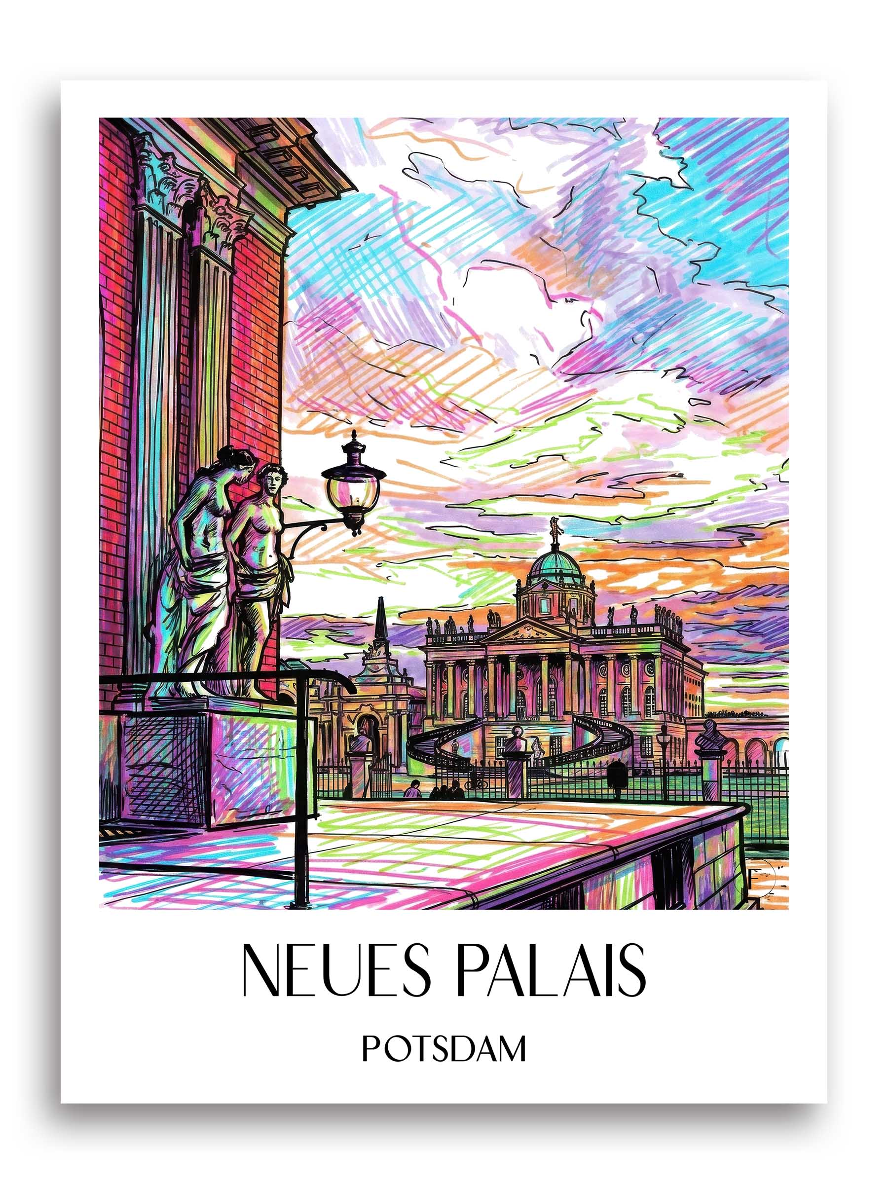 neues-palais-potsdam-deutschland-poster-graffiti