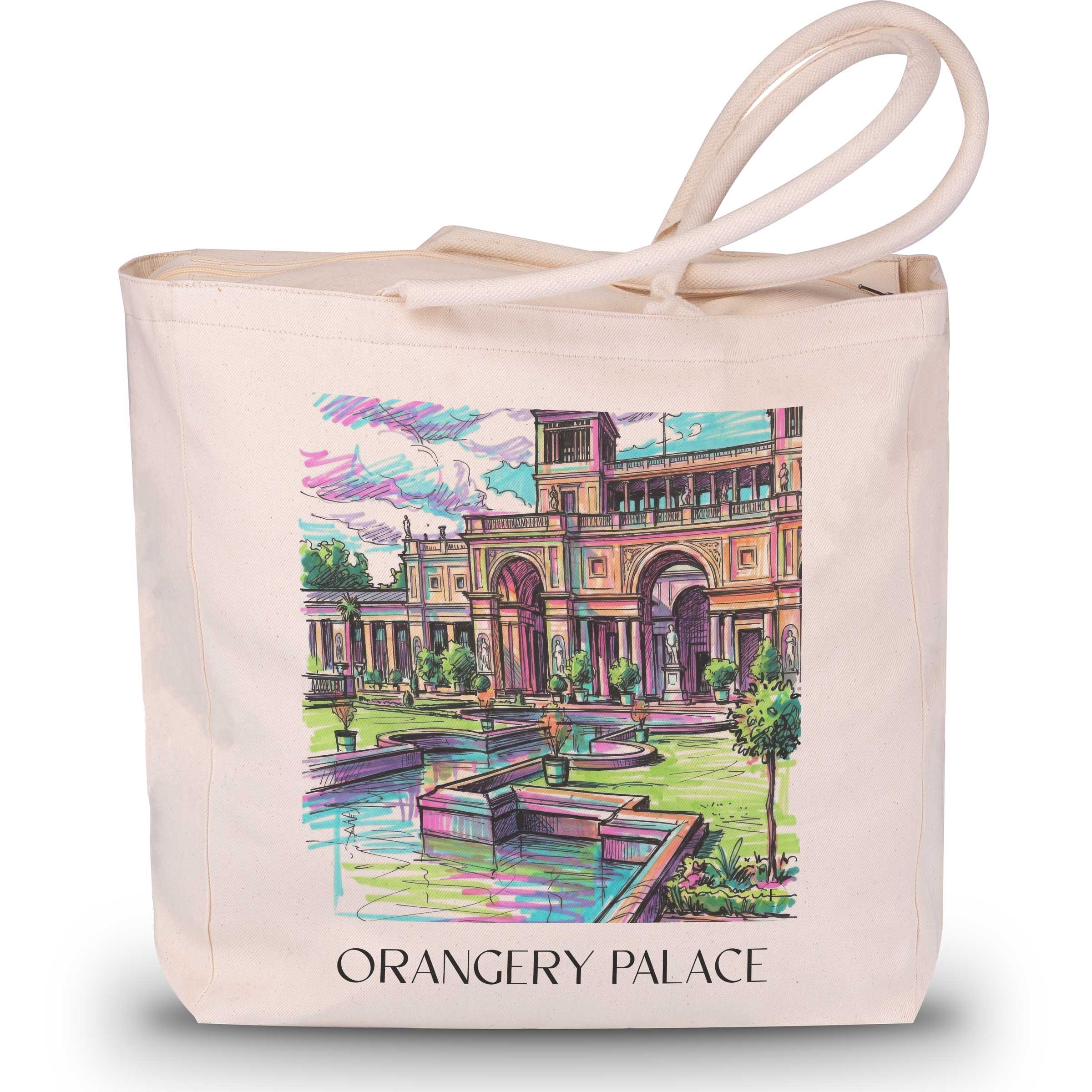 Orangerieschloss Shopping Tasche - Potsdam - Deutschland Tote Bag - Einkaufstasche im Tag Graffiti Stil