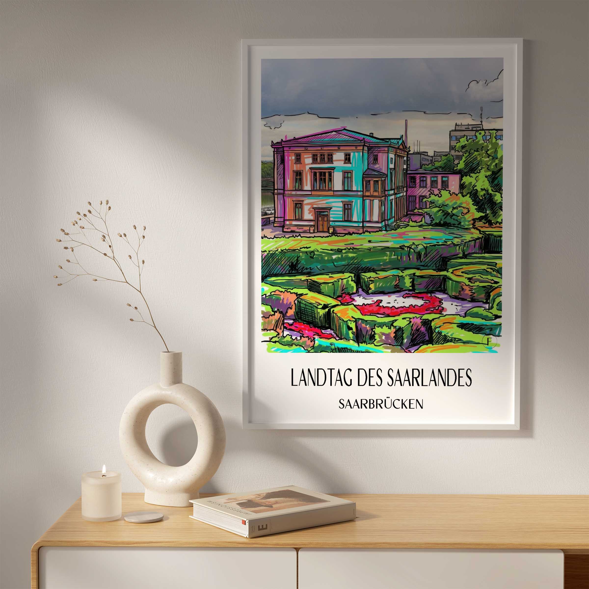 landtag-des-saarlandes-saarbrücken-deutschland-poster-graffiti