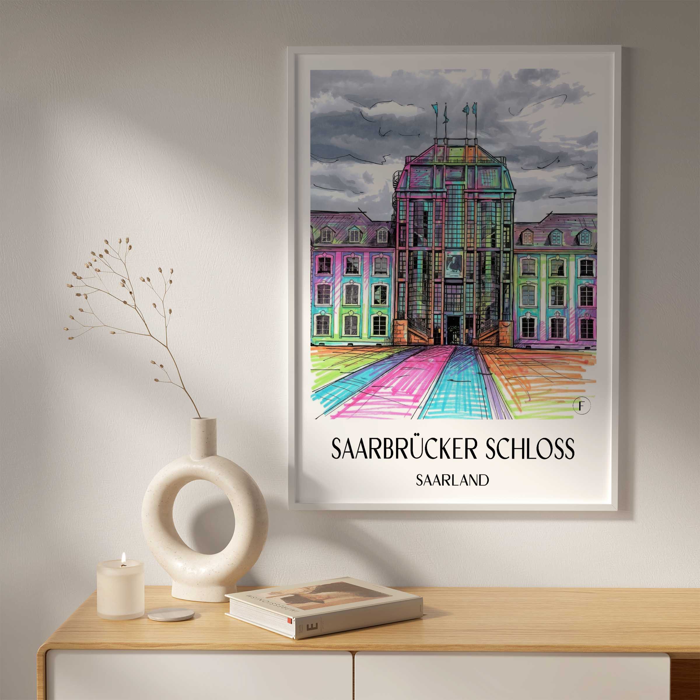 saarbrücker-schloss-saarland-deutschland-poster-graffiti