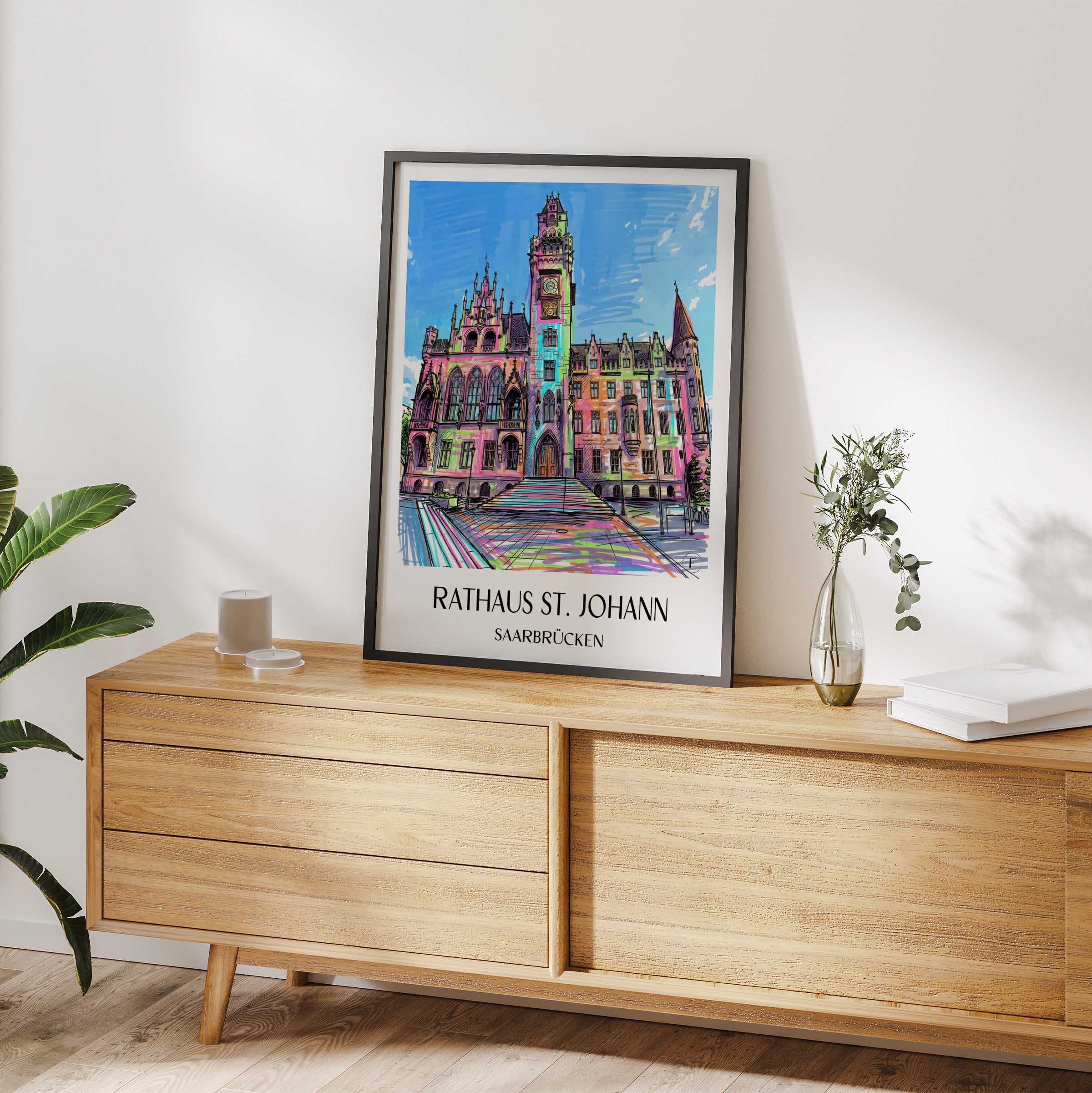 rathaus-st.-johann-saarbrücken-deutschland-poster-graffiti