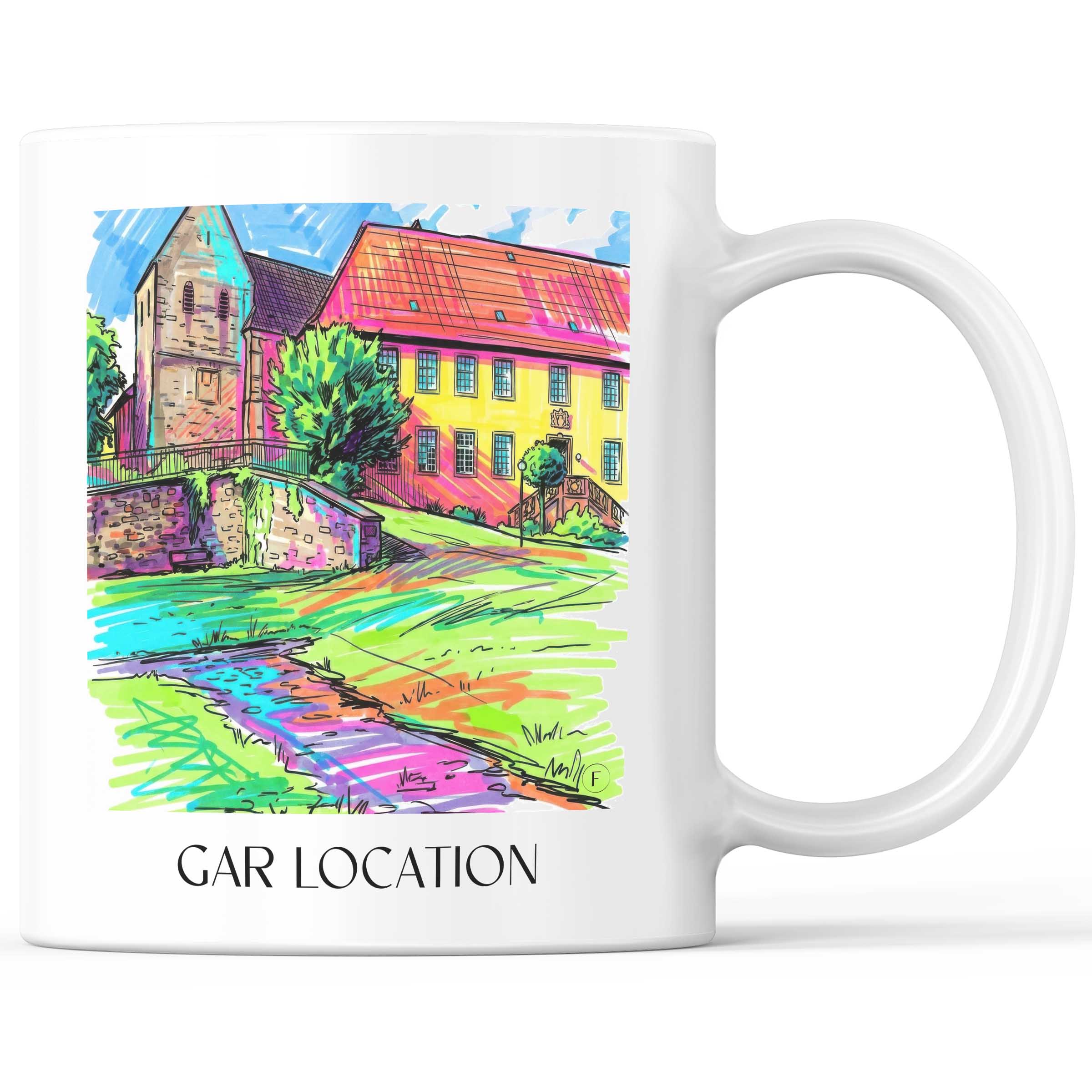 Gartlage Kaffeebecher - Osnabrück - Deutschland Becher - Kaffeetasse im Tag Graffiti Stil