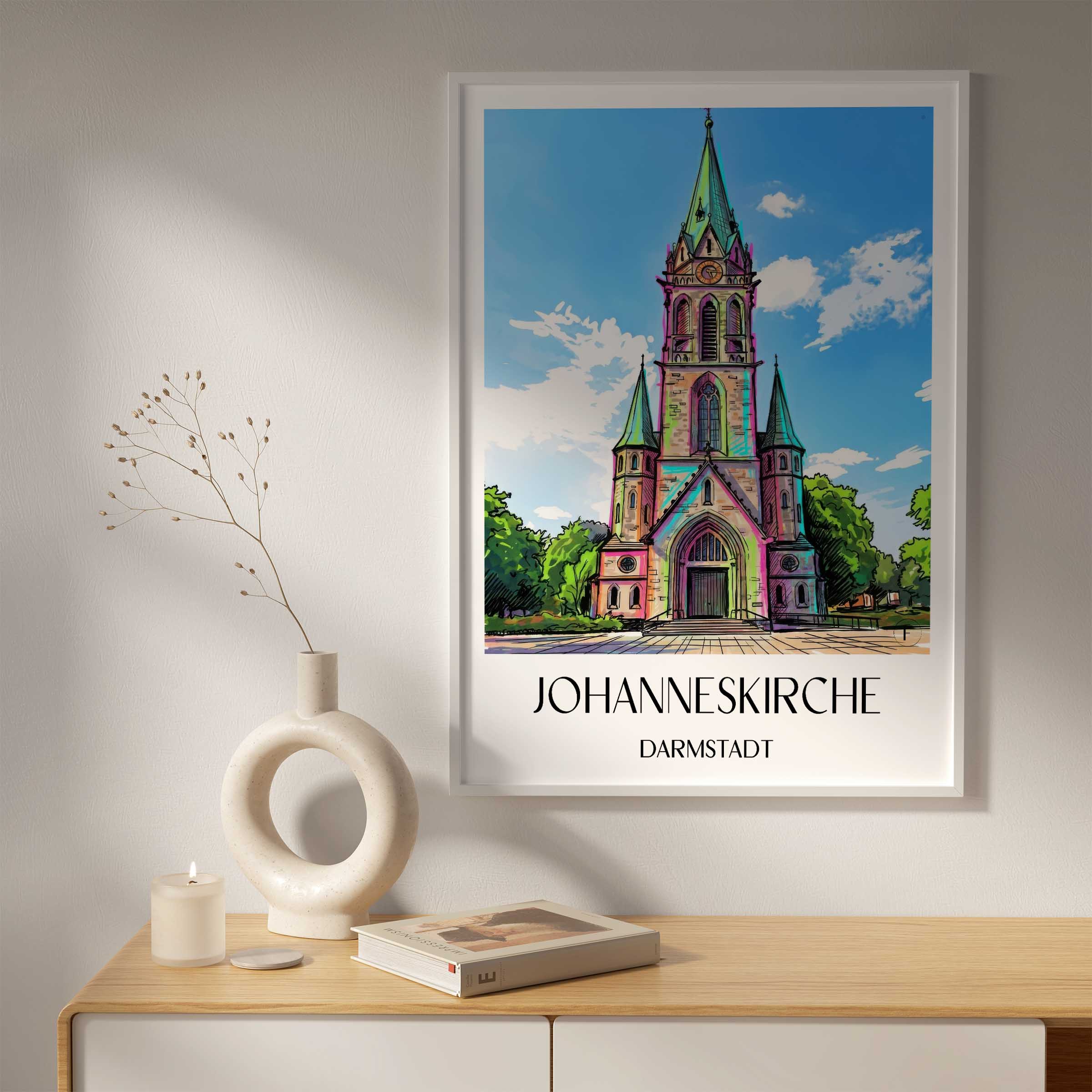 johanneskirche-darmstadt-deutschland-poster-graffiti
