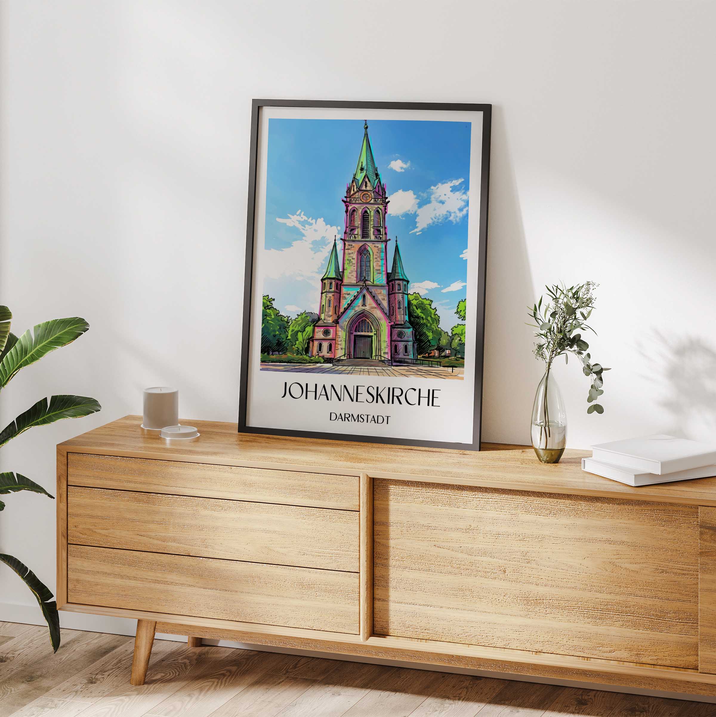johanneskirche-darmstadt-deutschland-poster-graffiti