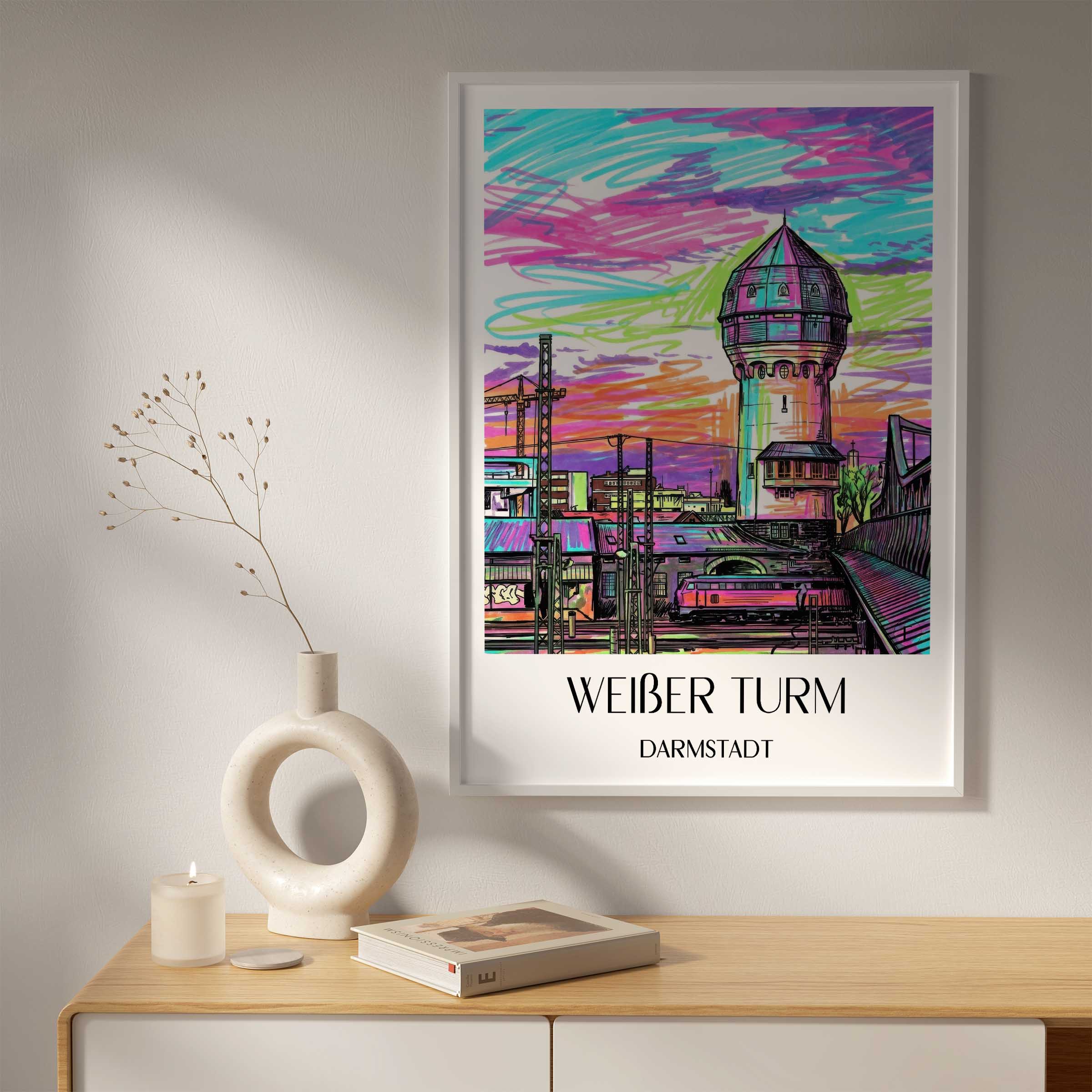 weißer-turm-darmstadt-deutschland-poster-graffiti