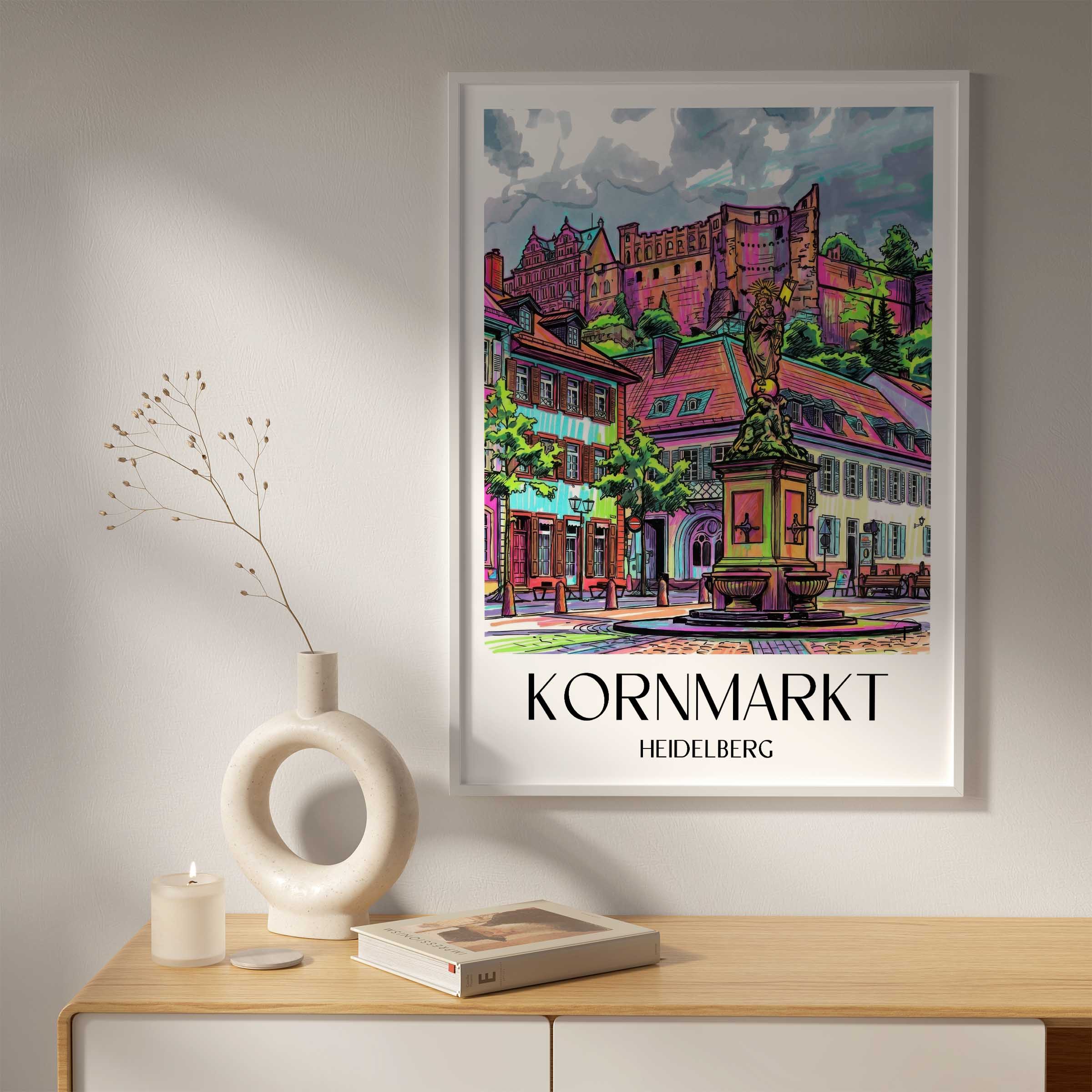 kornmarkt-heidelberg-deutschland-poster-graffiti