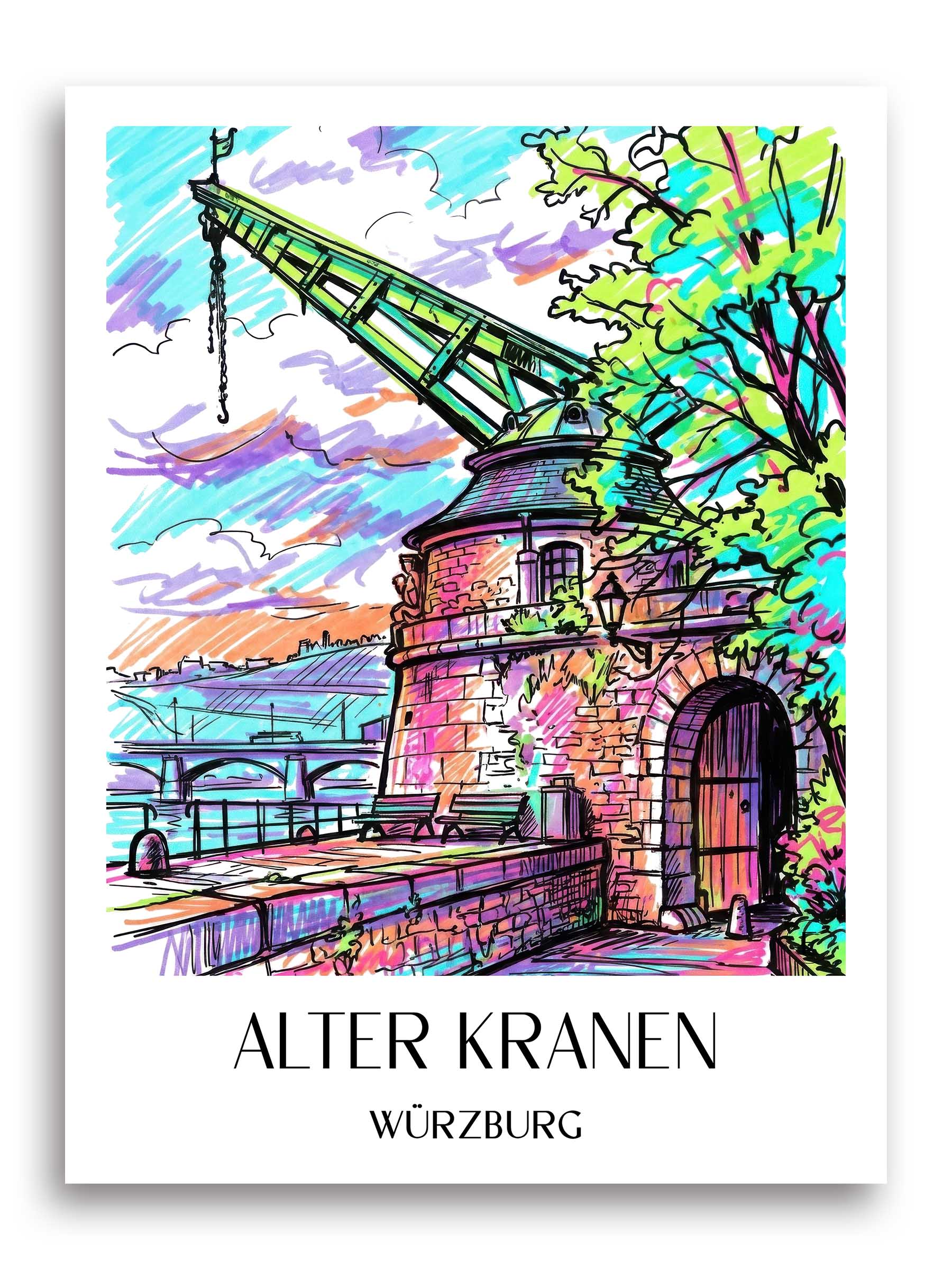 alter-kranen-würzburg-deutschland-poster-graffiti
