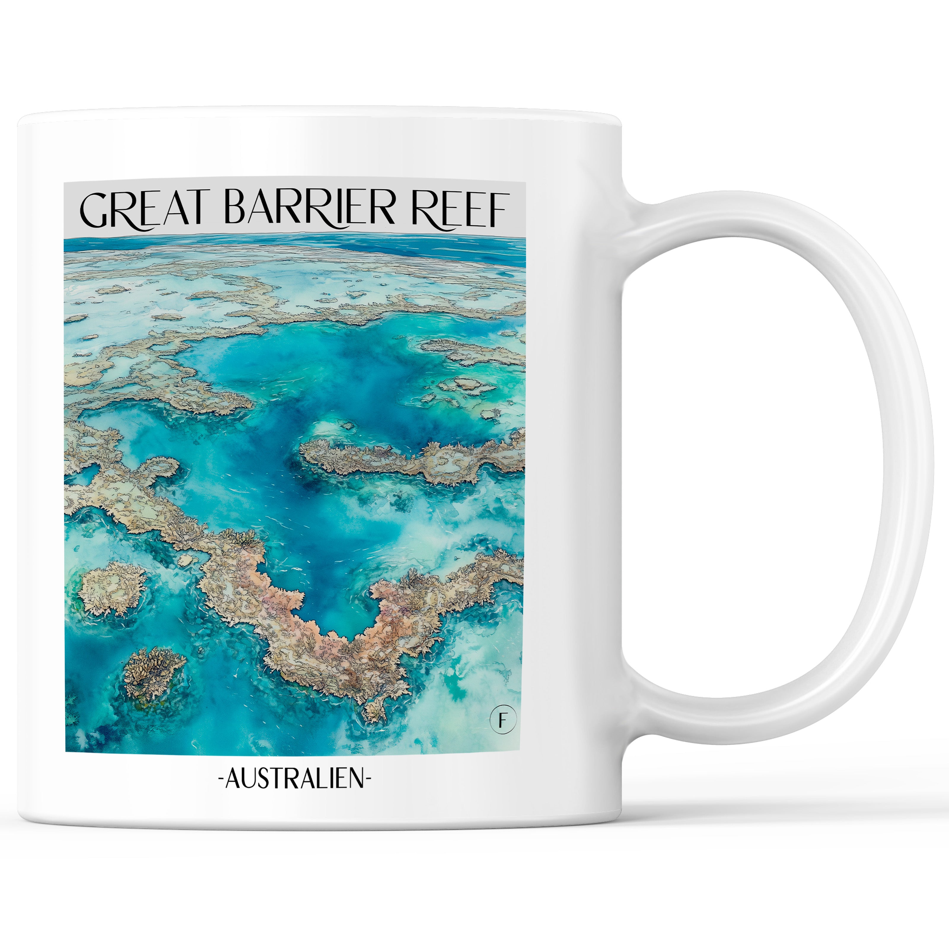 great-barrier-reef-australien-einkaufstasche-aquarell