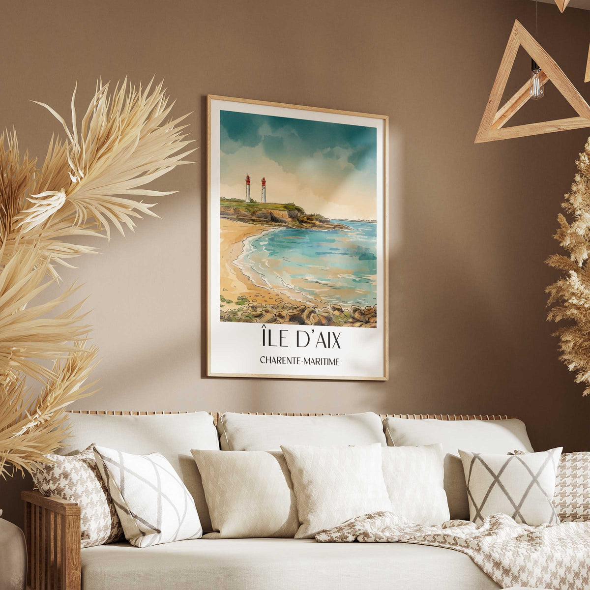 île-d'aix-charente-maritime-frankreich-poster-aquarell