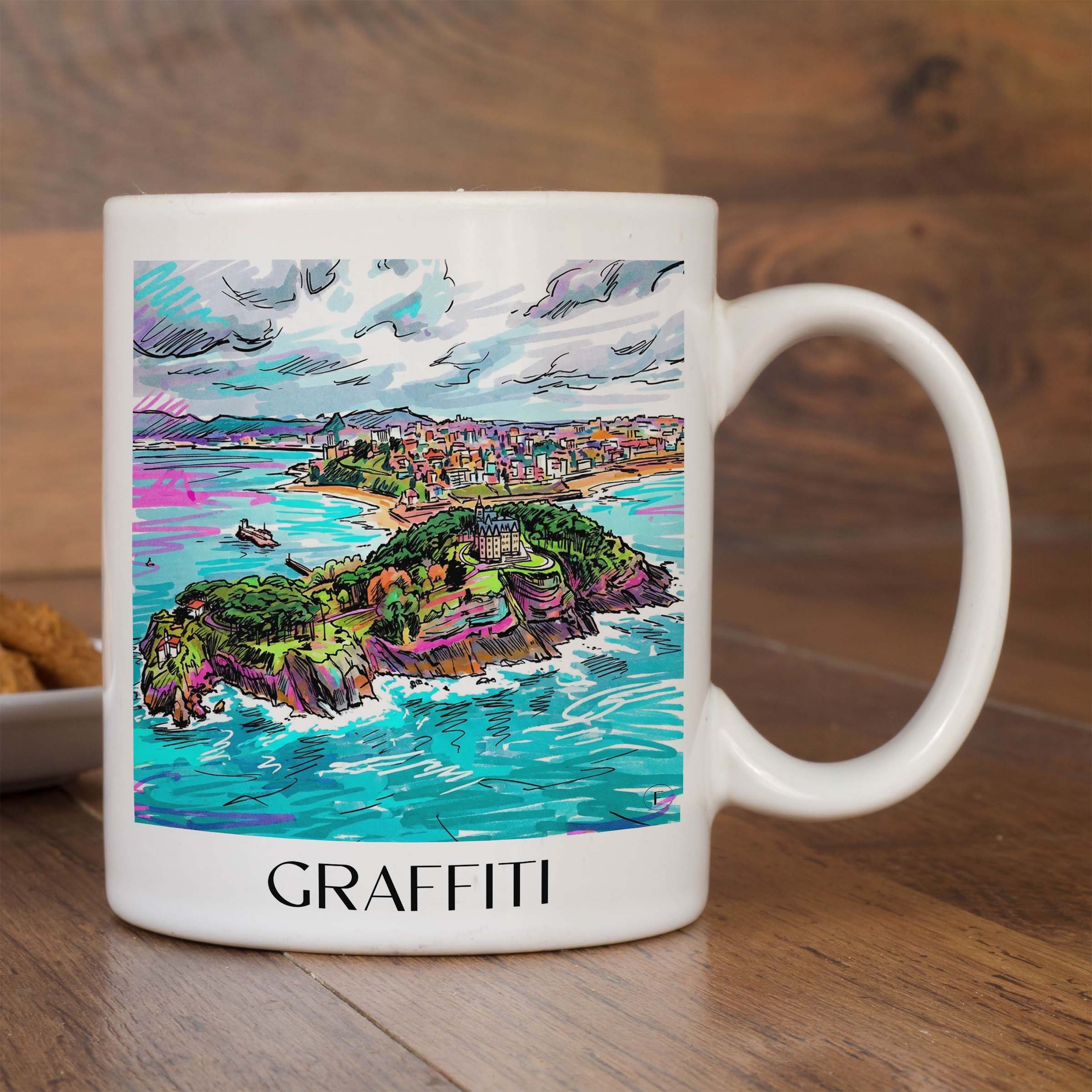 Individueller Kaffeebecher: Dein Lieblingsort als exklusives Kunstwerk auf einer Tasse