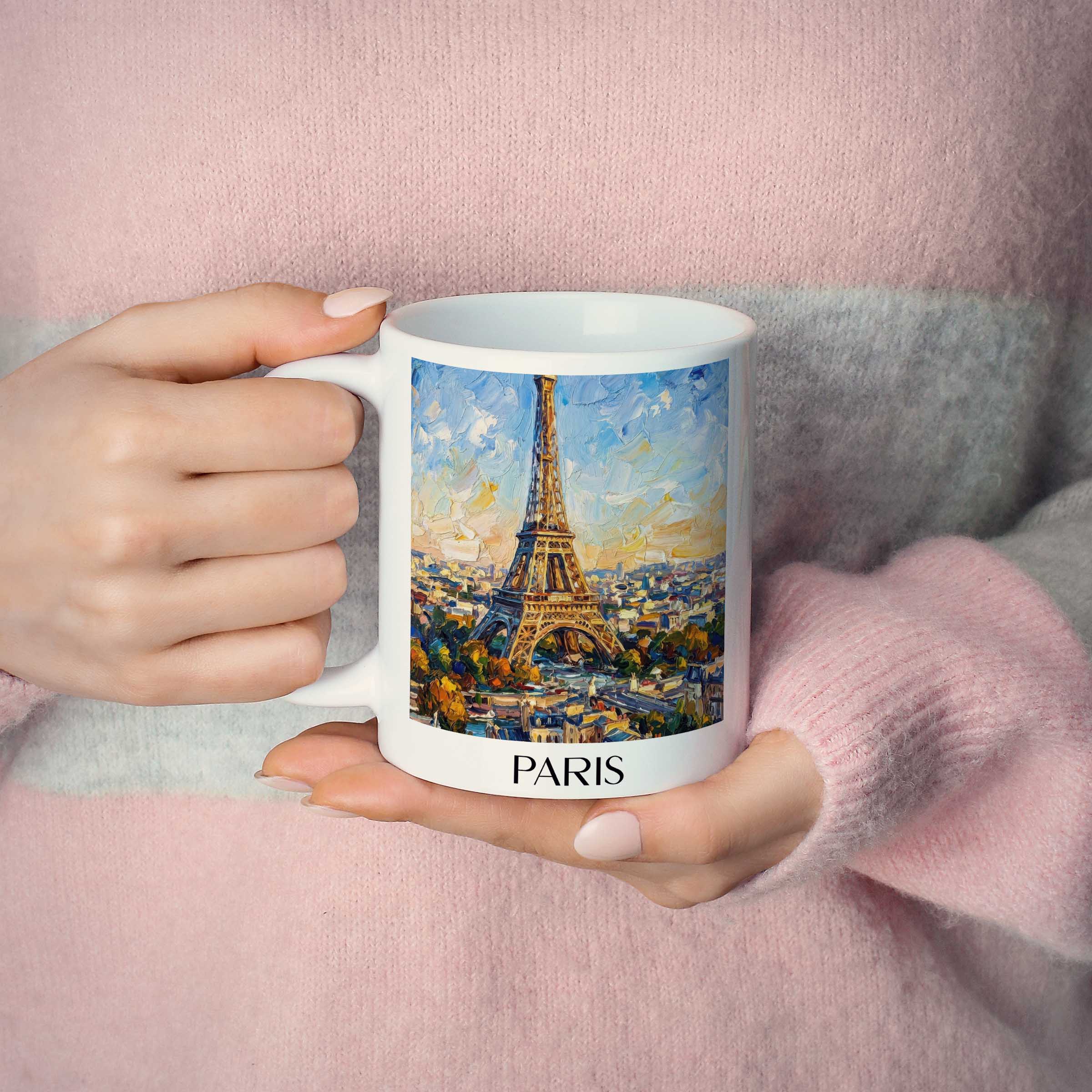 paris-frankreich-kaffeebecher-oil-painting-oelgemaelde