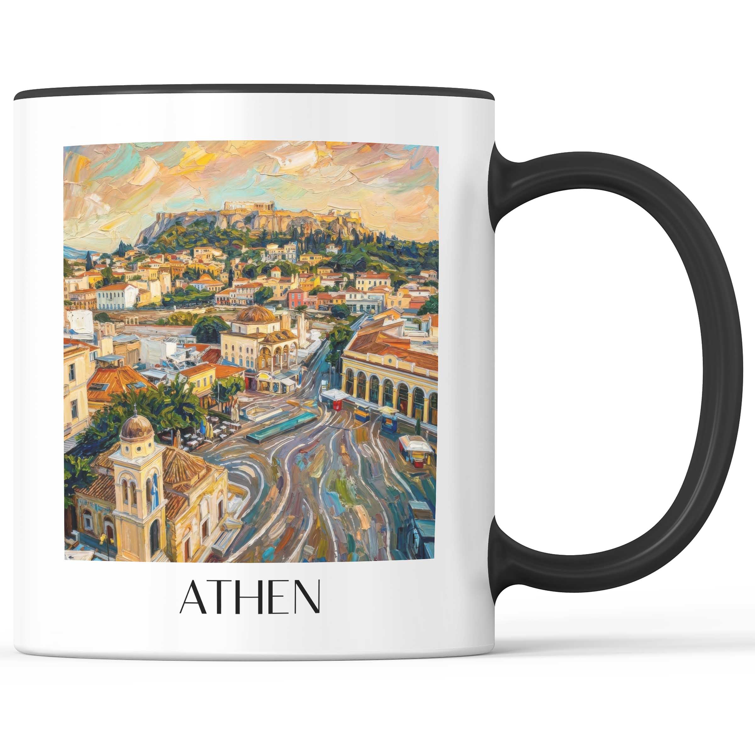 athen-griechenland-kaffeebecher-oil-painting-oelgemaelde