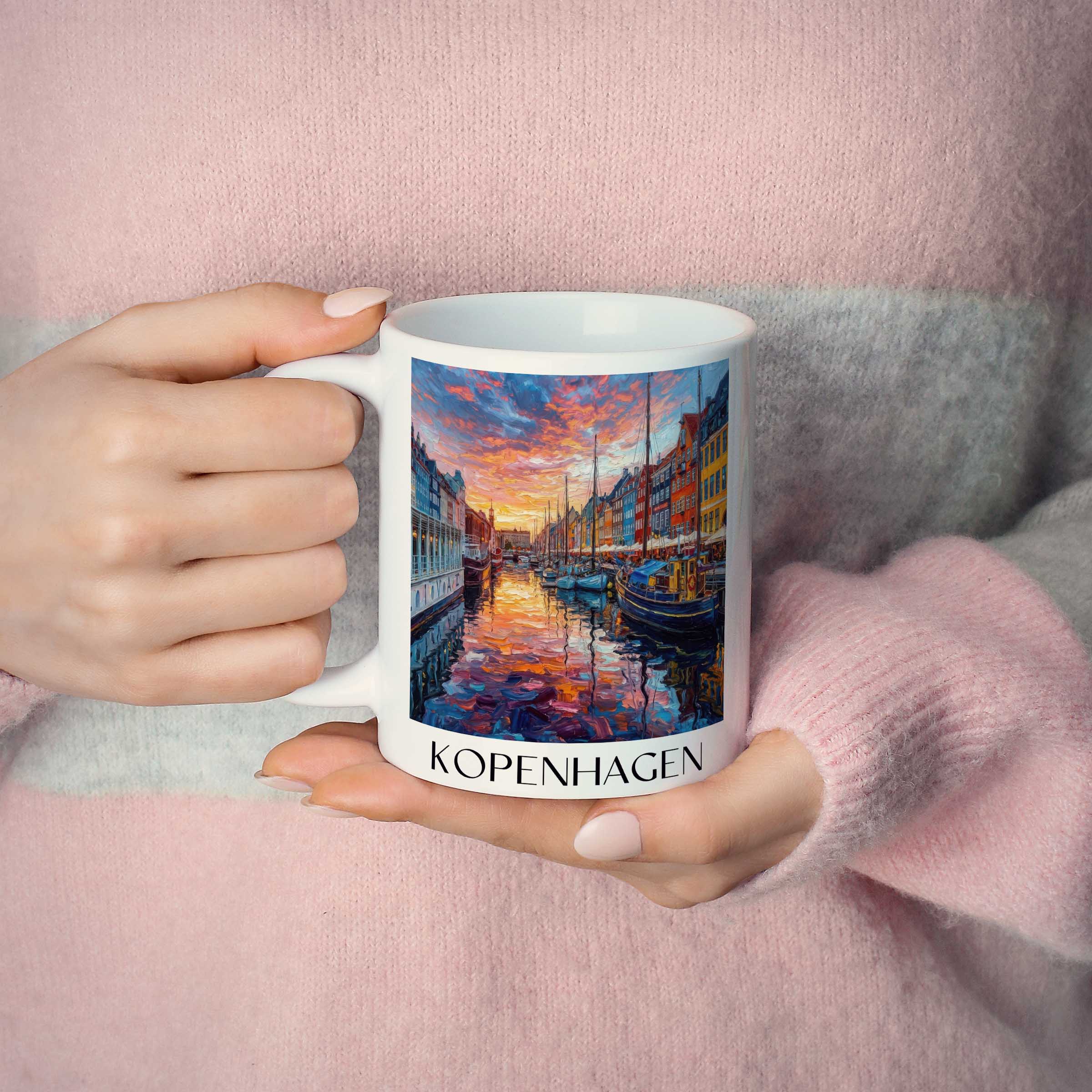 kopenhagen-dänemark-kaffeebecher-oil-painting-oelgemaelde