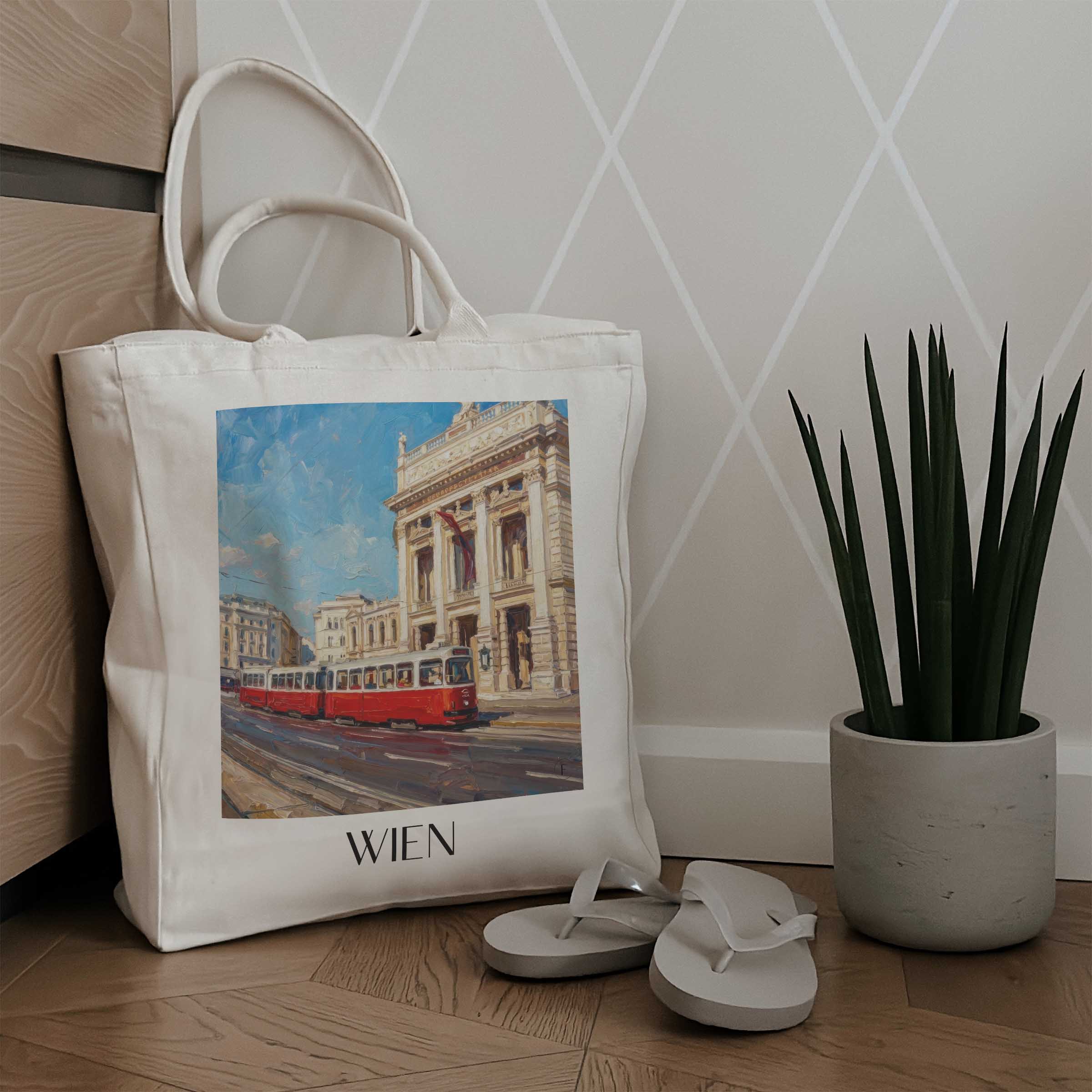 wien-österreich-einkaufstasche-oil-painting-oelgemaelde
