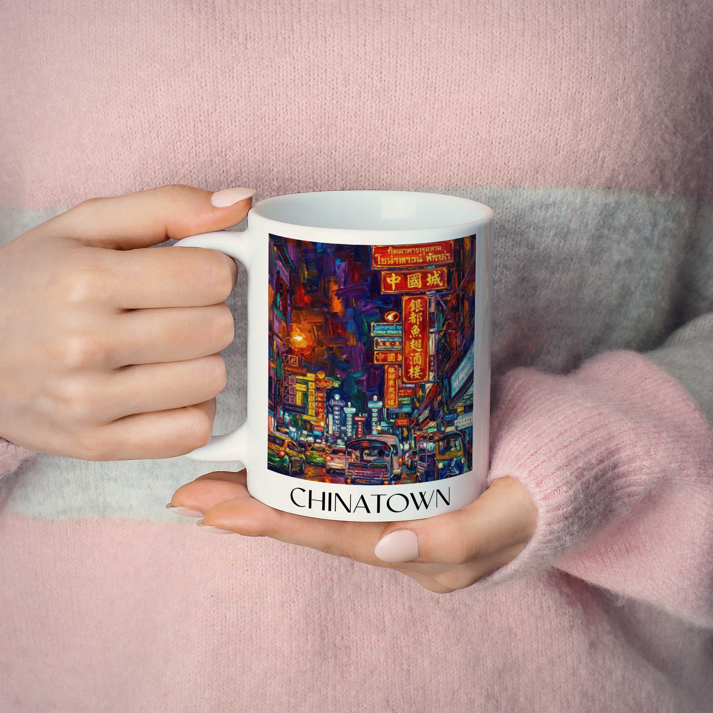 chinatown-bangkok-thailand-kaffeebecher-oil-painting-oelgemaelde