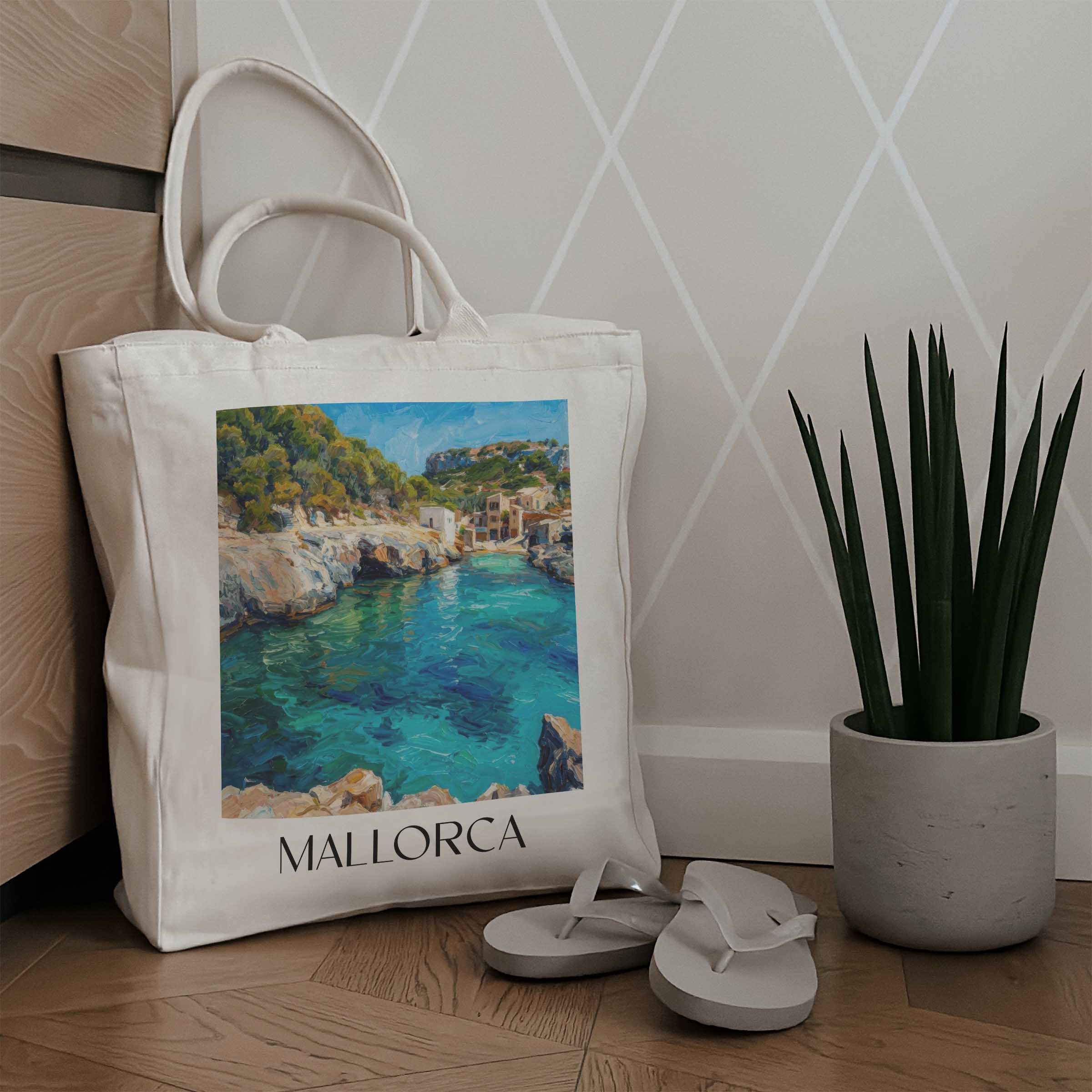 mallorca-spanien-einkaufstasche-oil-painting-oelgemaelde