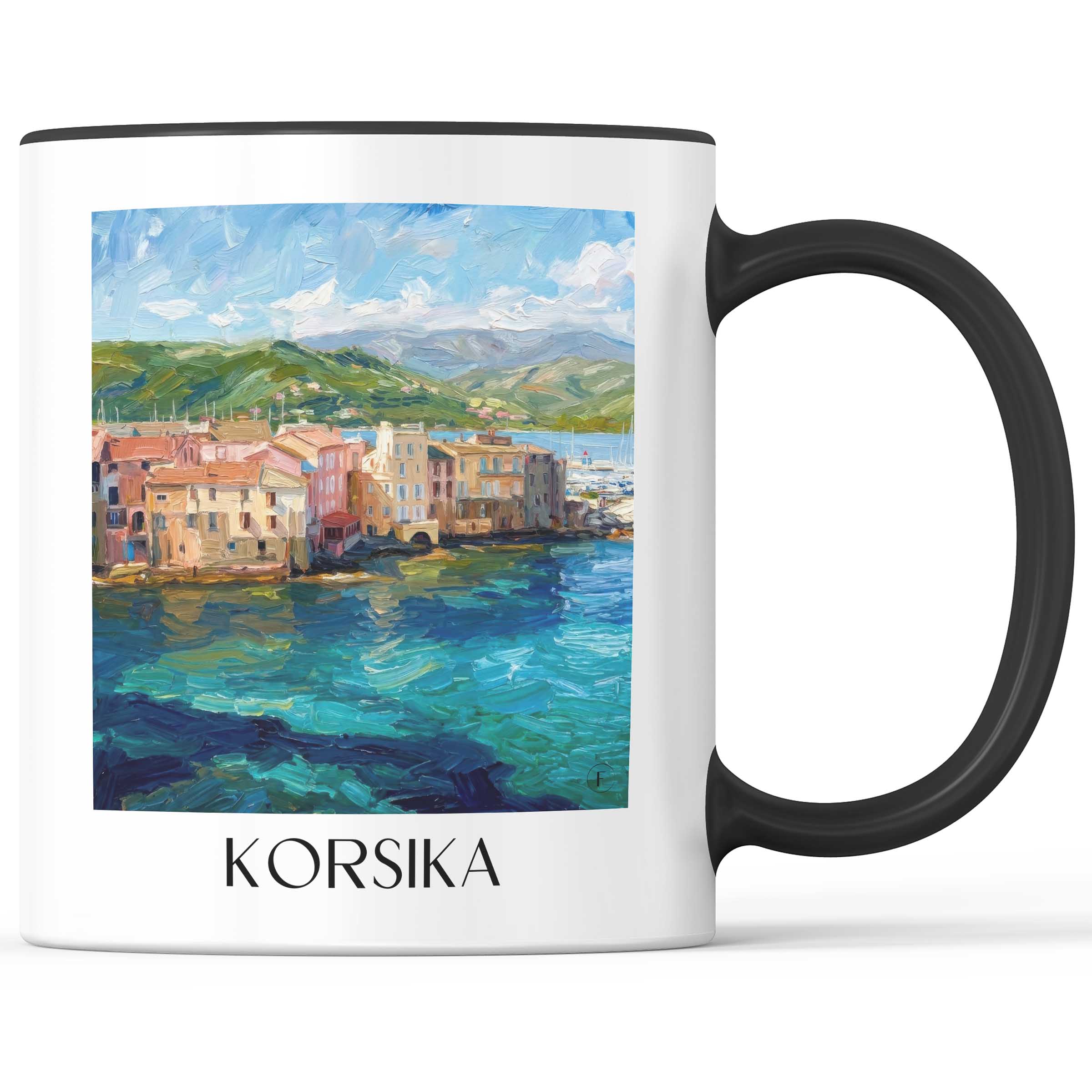 korsika-frankreich-kaffeebecher-oil-painting-oelgemaelde