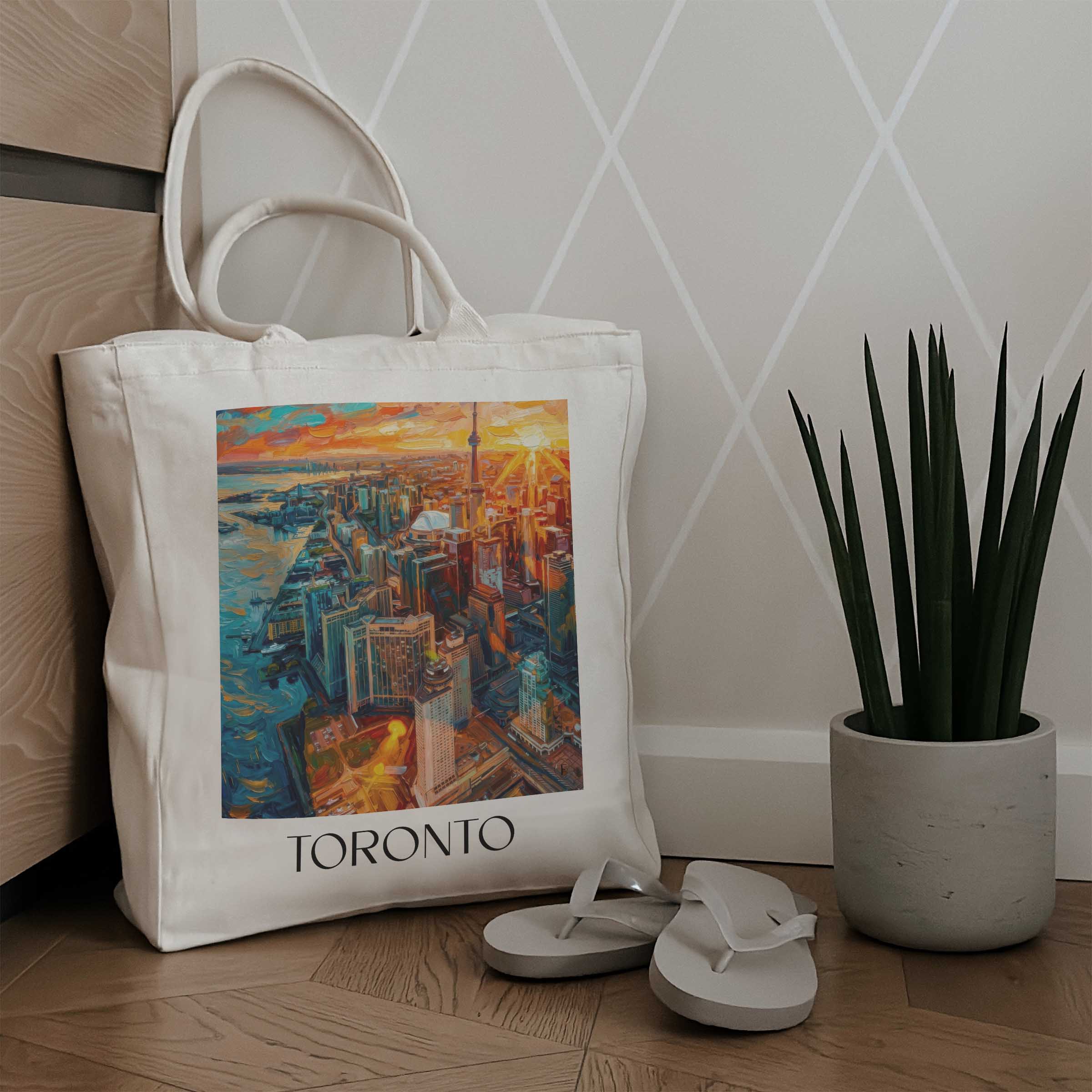 toronto-kanada-einkaufstasche-oil-painting-oelgemaelde