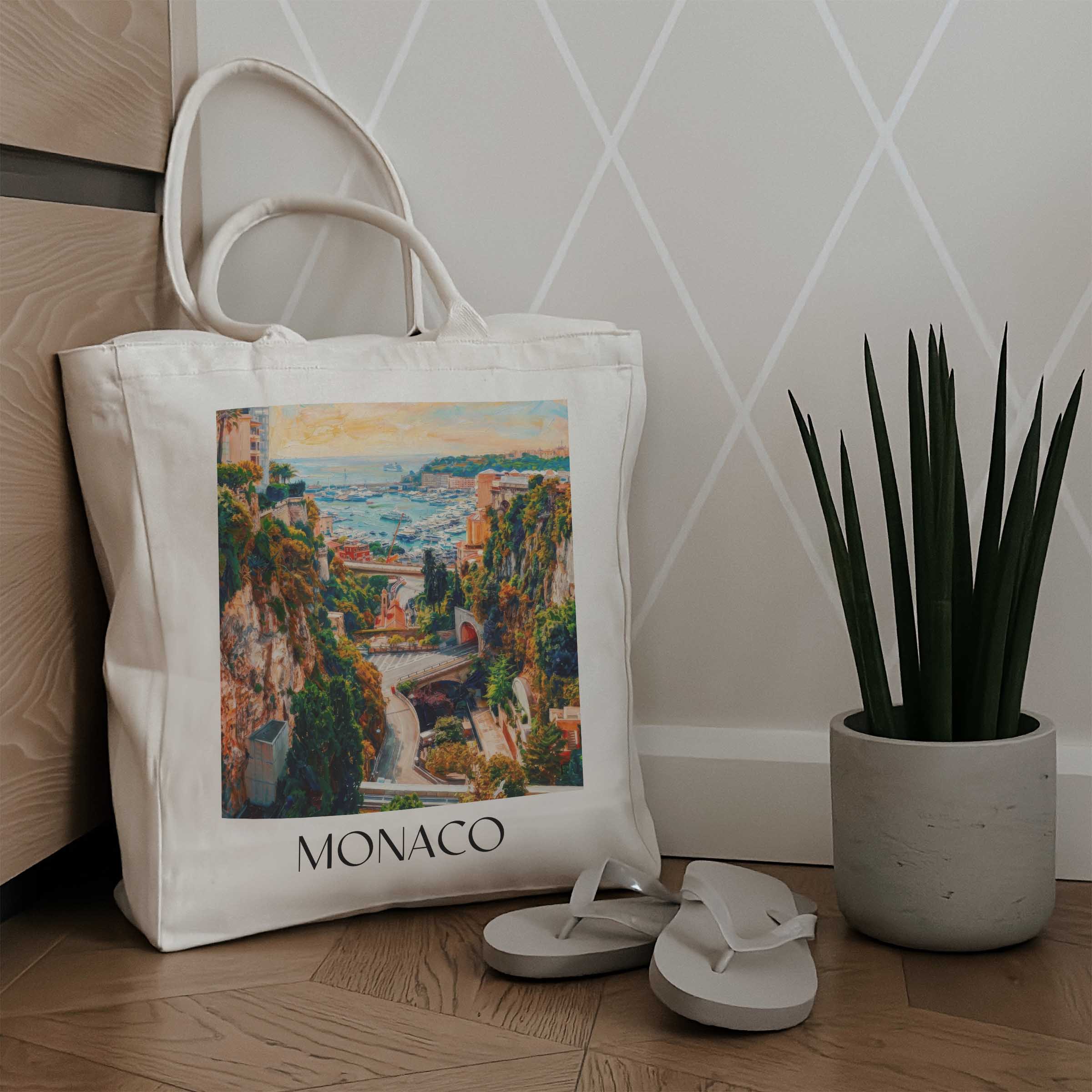 monaco-monaco-einkaufstasche-oil-painting-oelgemaelde