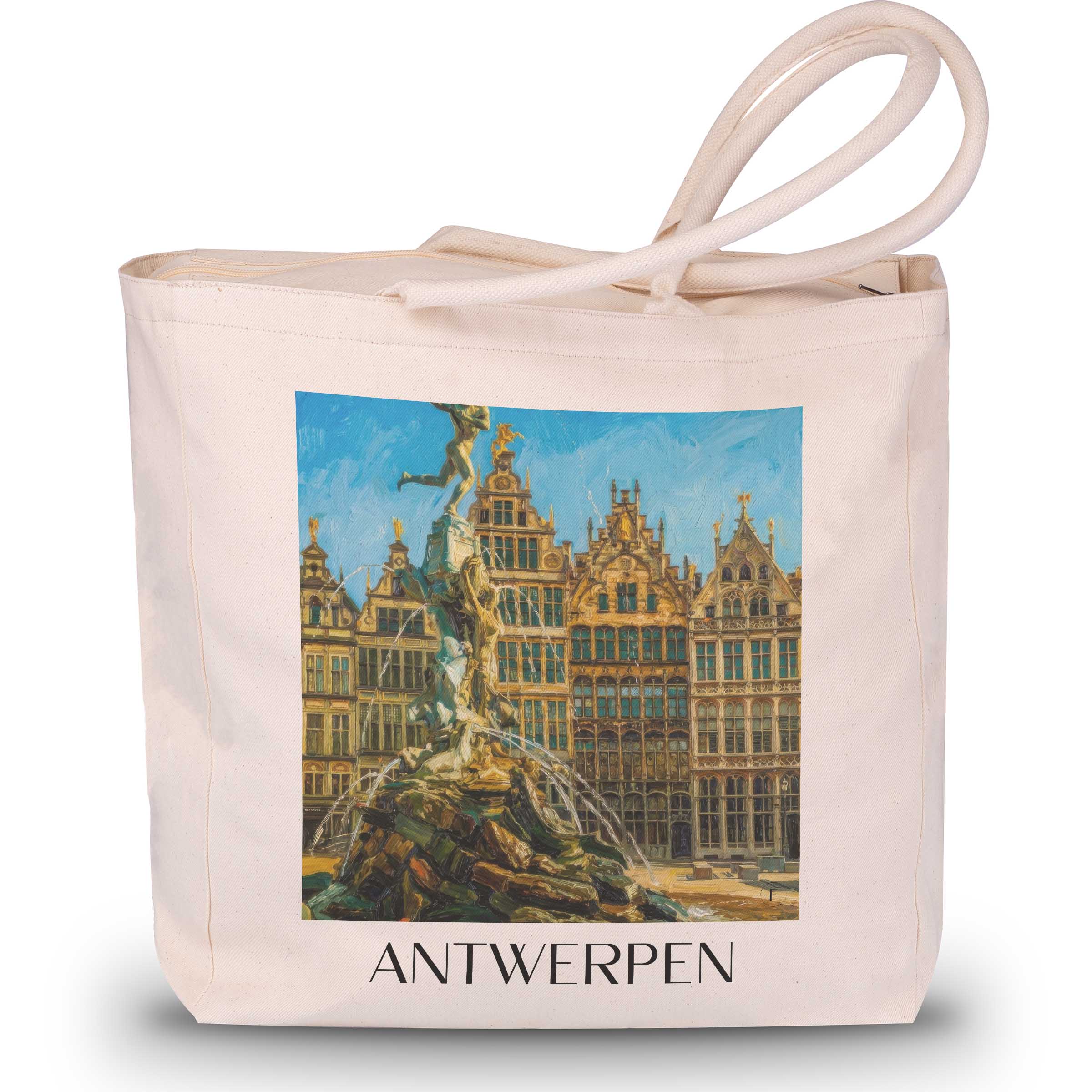 antwerpen-belgien-einkaufstasche-oil-painting-oelgemaelde