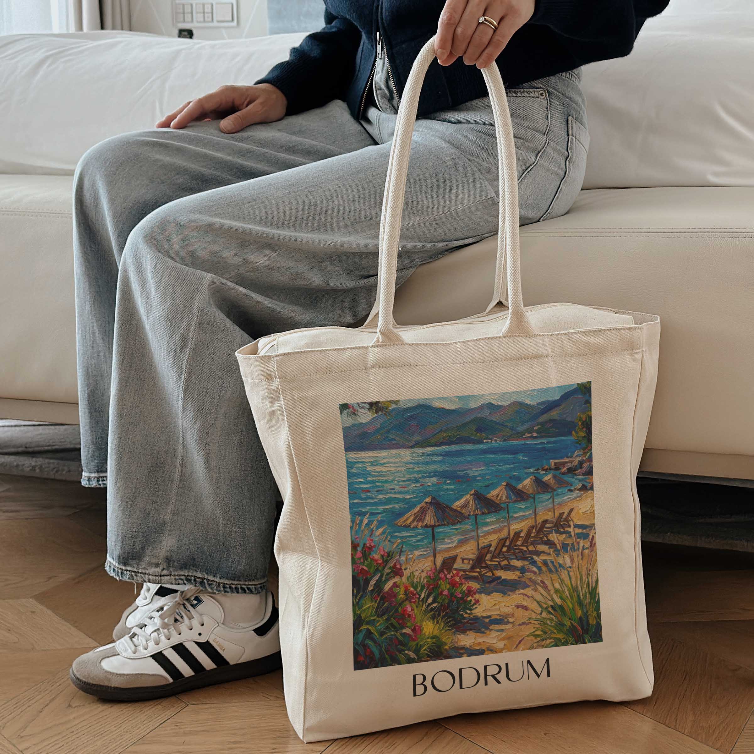 bodrum-türkei-einkaufstasche-oil-painting-oelgemaelde