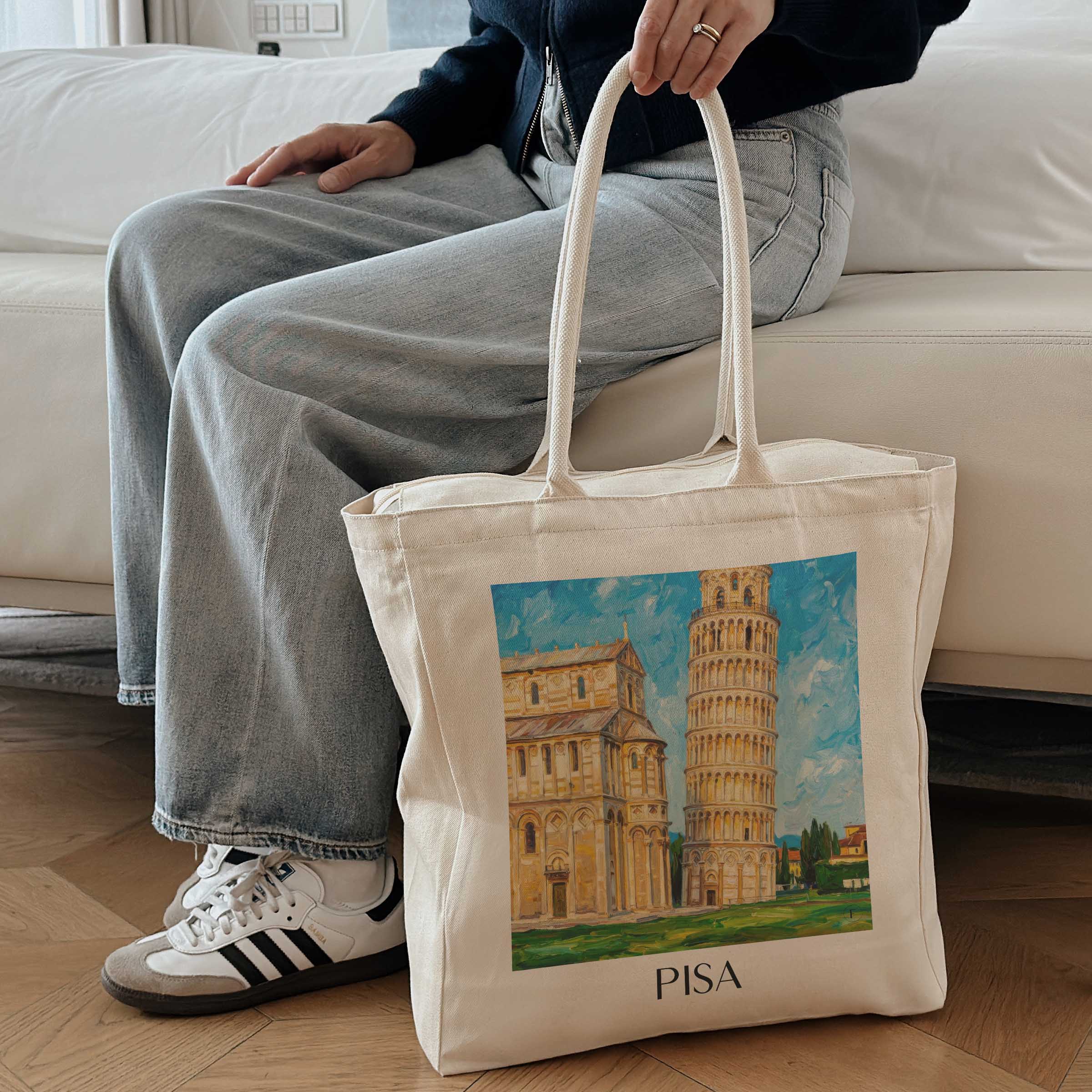 pisa-italien-einkaufstasche-oil-painting-oelgemaelde