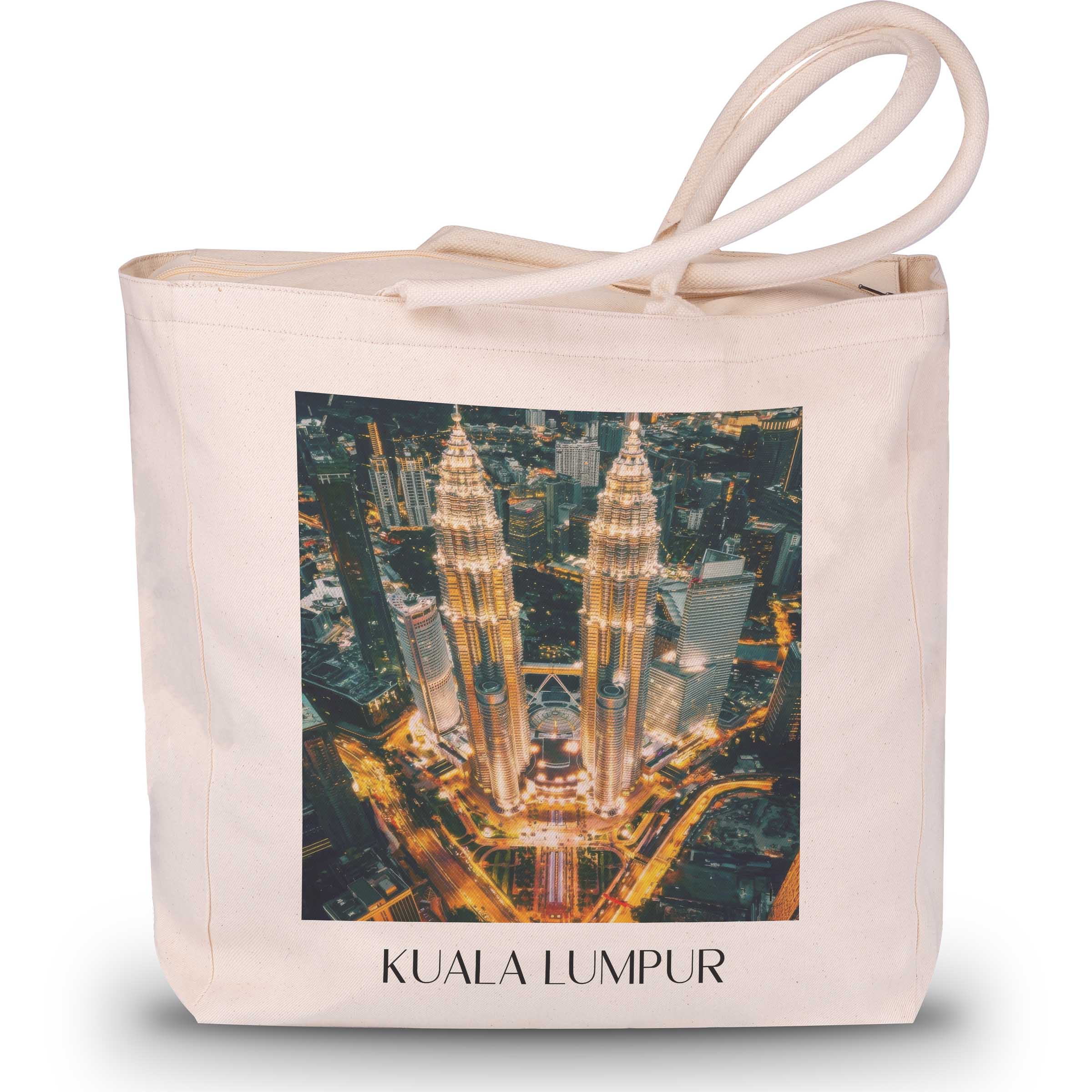 Kuala Lumpur - Malaysia Tote Bag - Einkaufstasche im Ölgemälde Stil