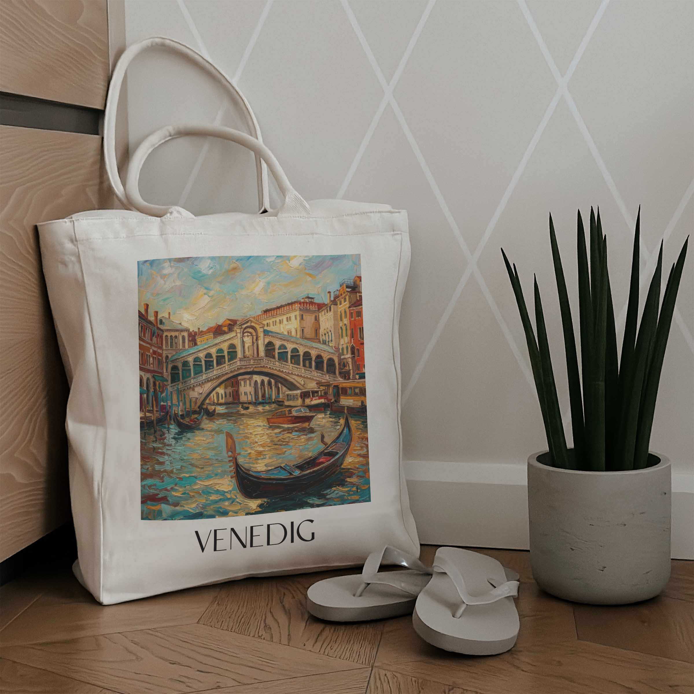 venedig-italien-einkaufstasche-oil-painting-oelgemaelde