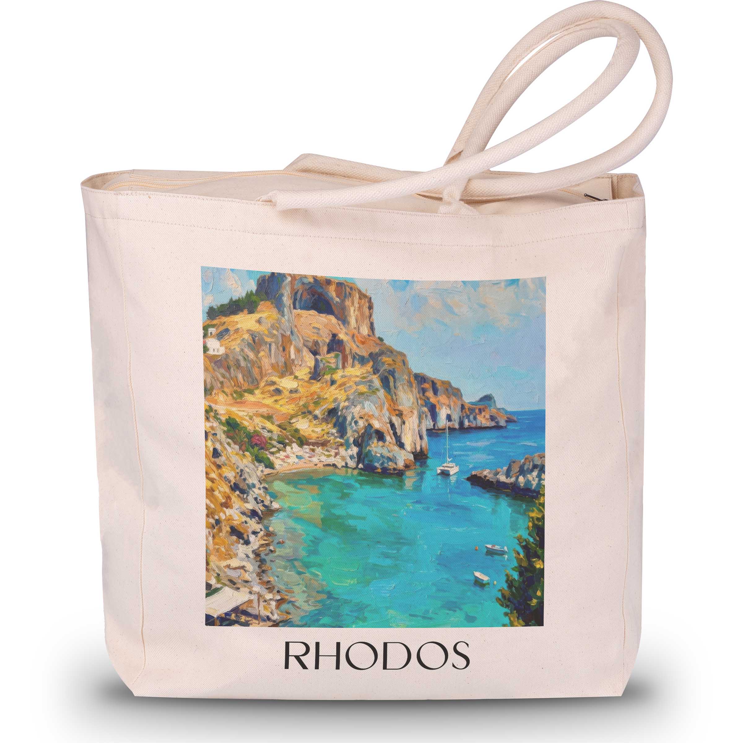rhodos-griechenland-einkaufstasche-oil-painting-oelgemaelde