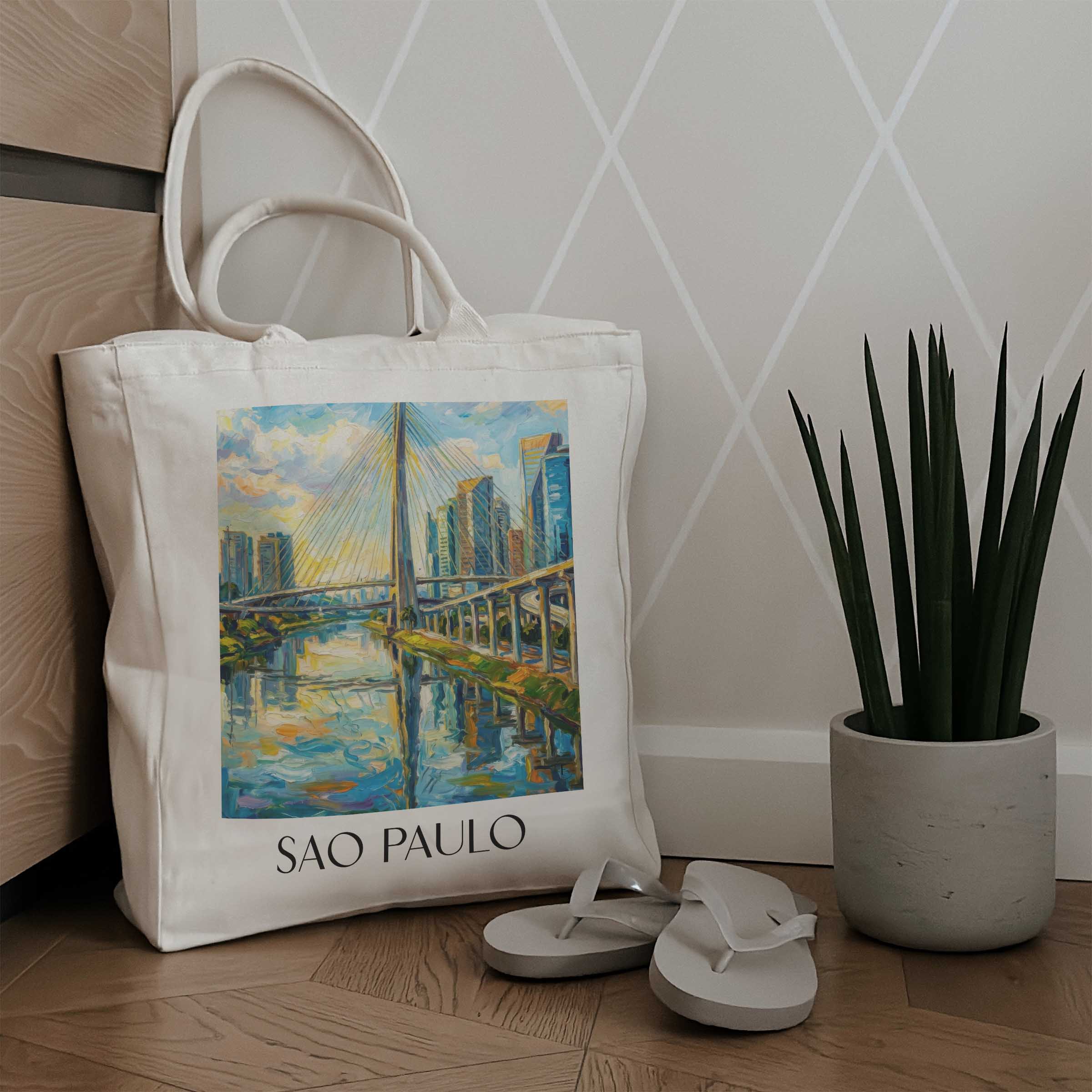 sao-paulo-brasilien-einkaufstasche-oil-painting-oelgemaelde