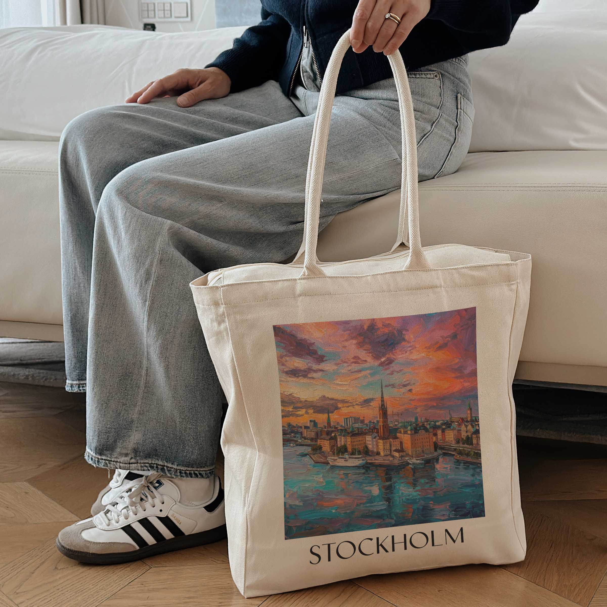 stockholm-schweden-einkaufstasche-oil-painting-oelgemaelde