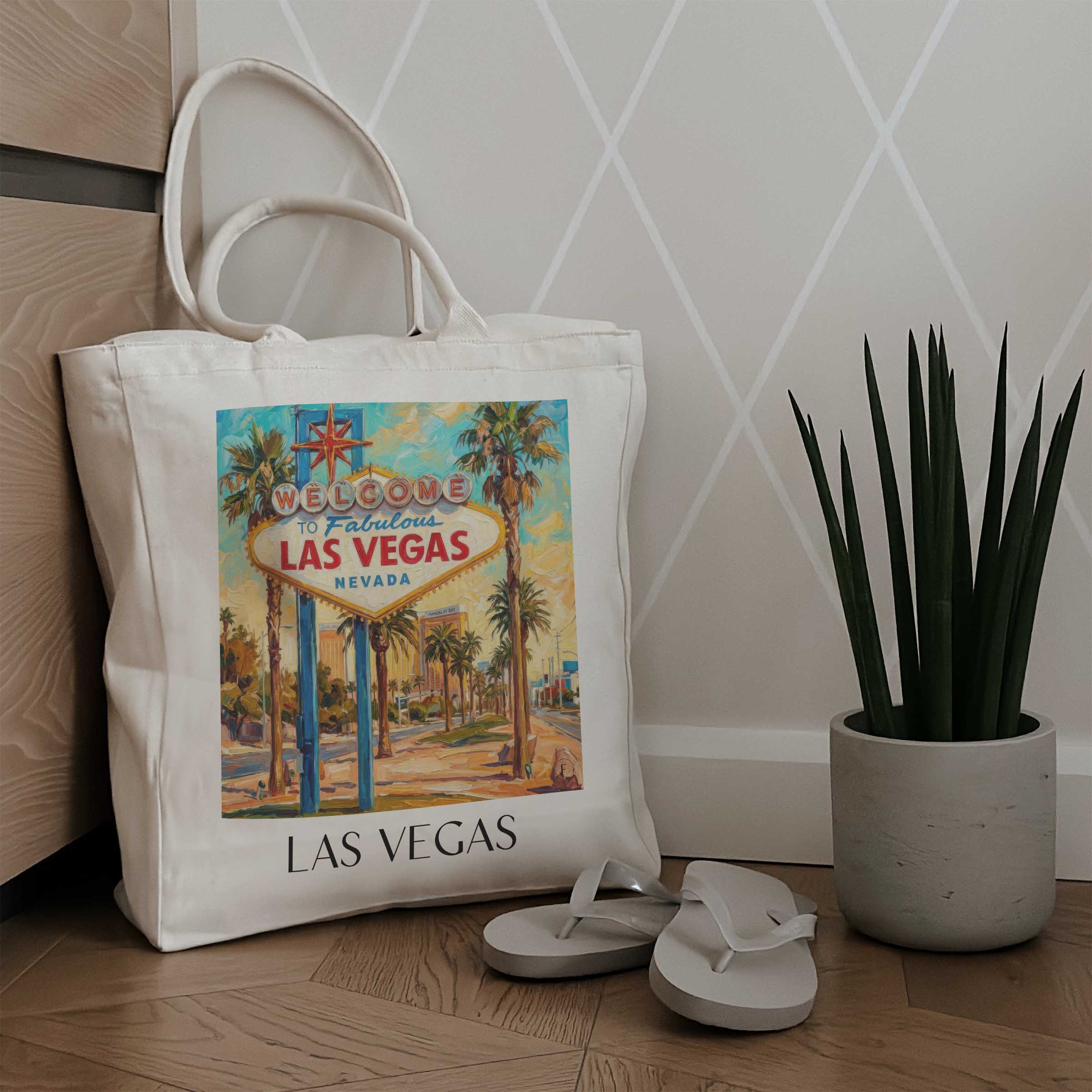 las-vegas-vereinigte-staaten-einkaufstasche-oil-painting-oelgemaelde