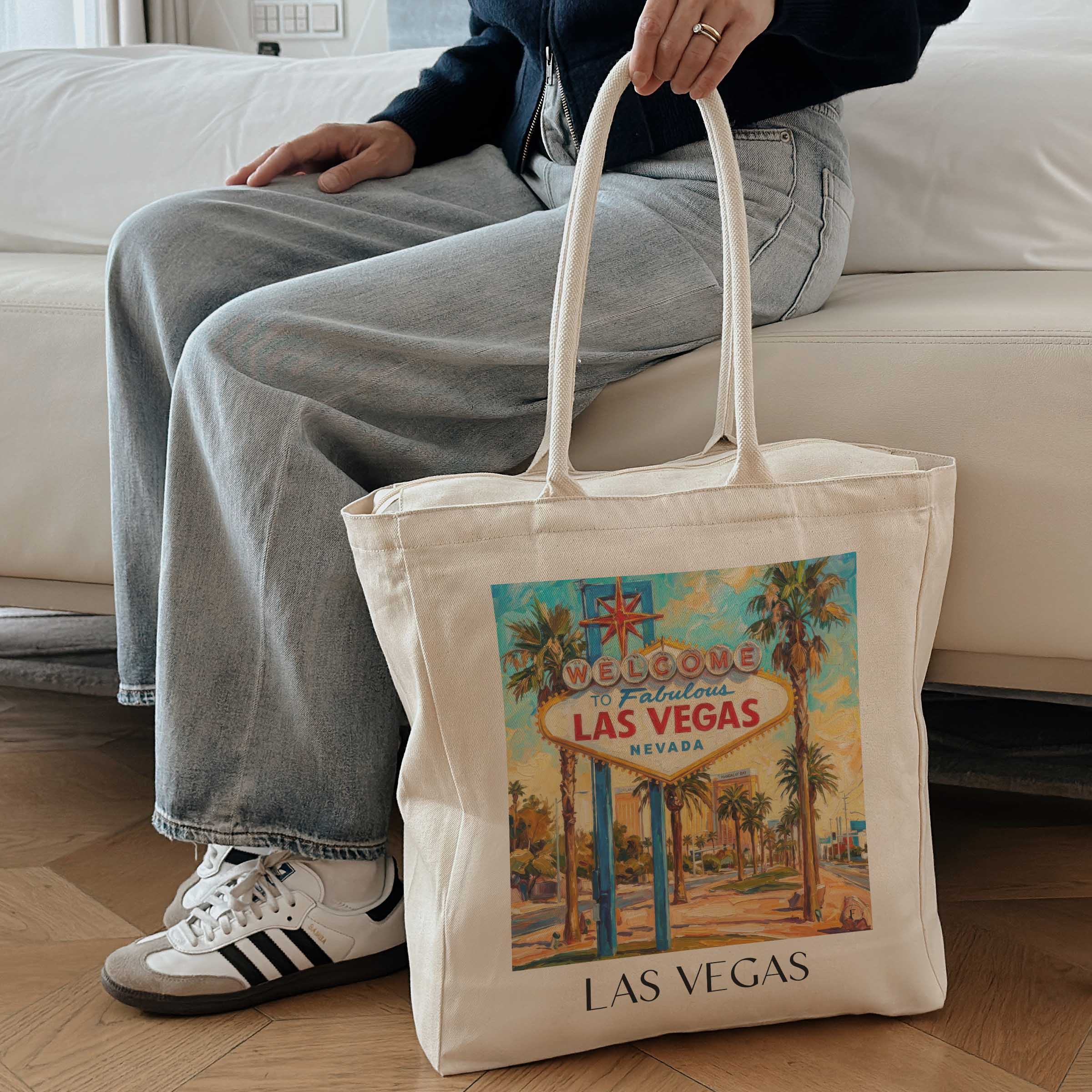 las-vegas-vereinigte-staaten-einkaufstasche-oil-painting-oelgemaelde