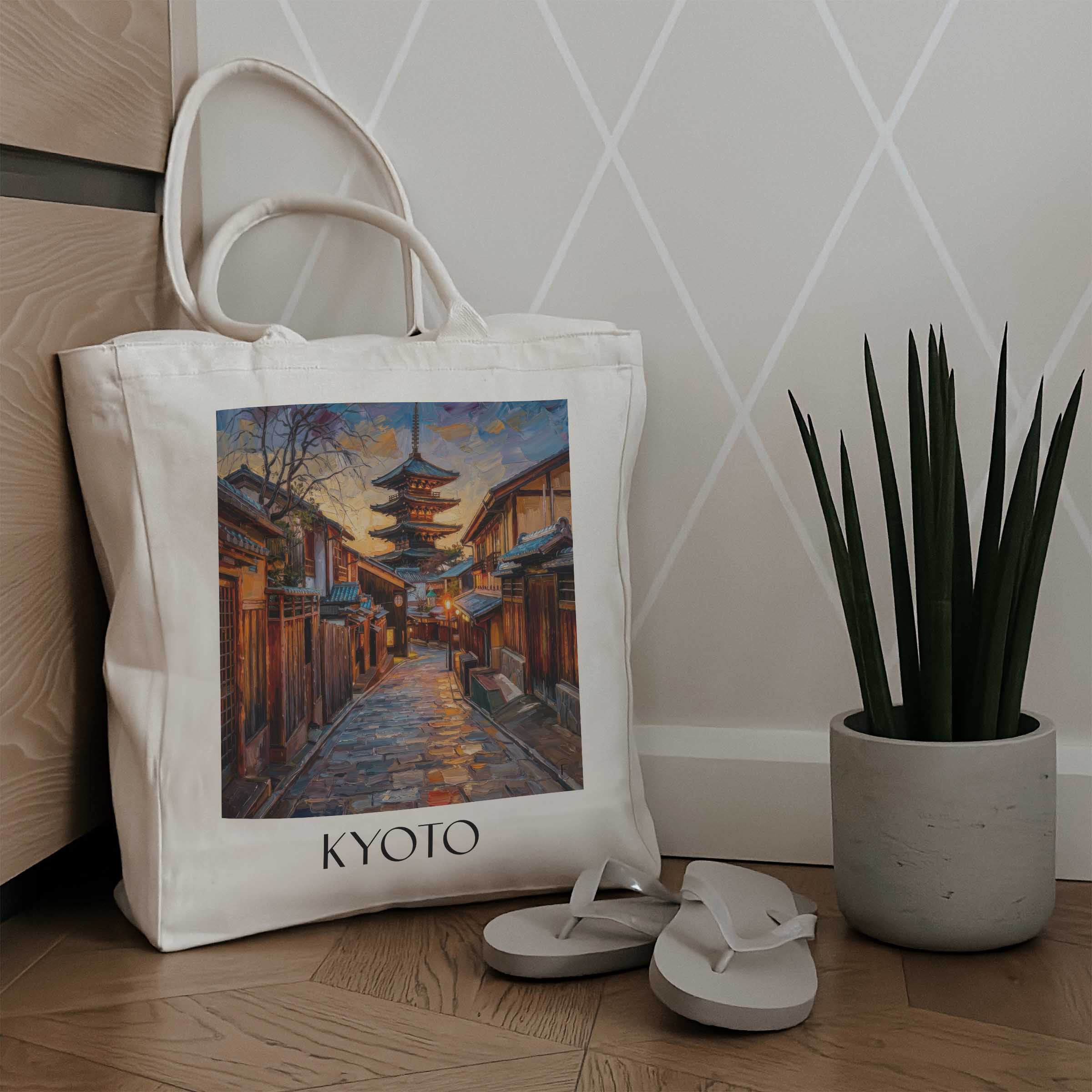 kyoto-japan-einkaufstasche-oil-painting-oelgemaelde