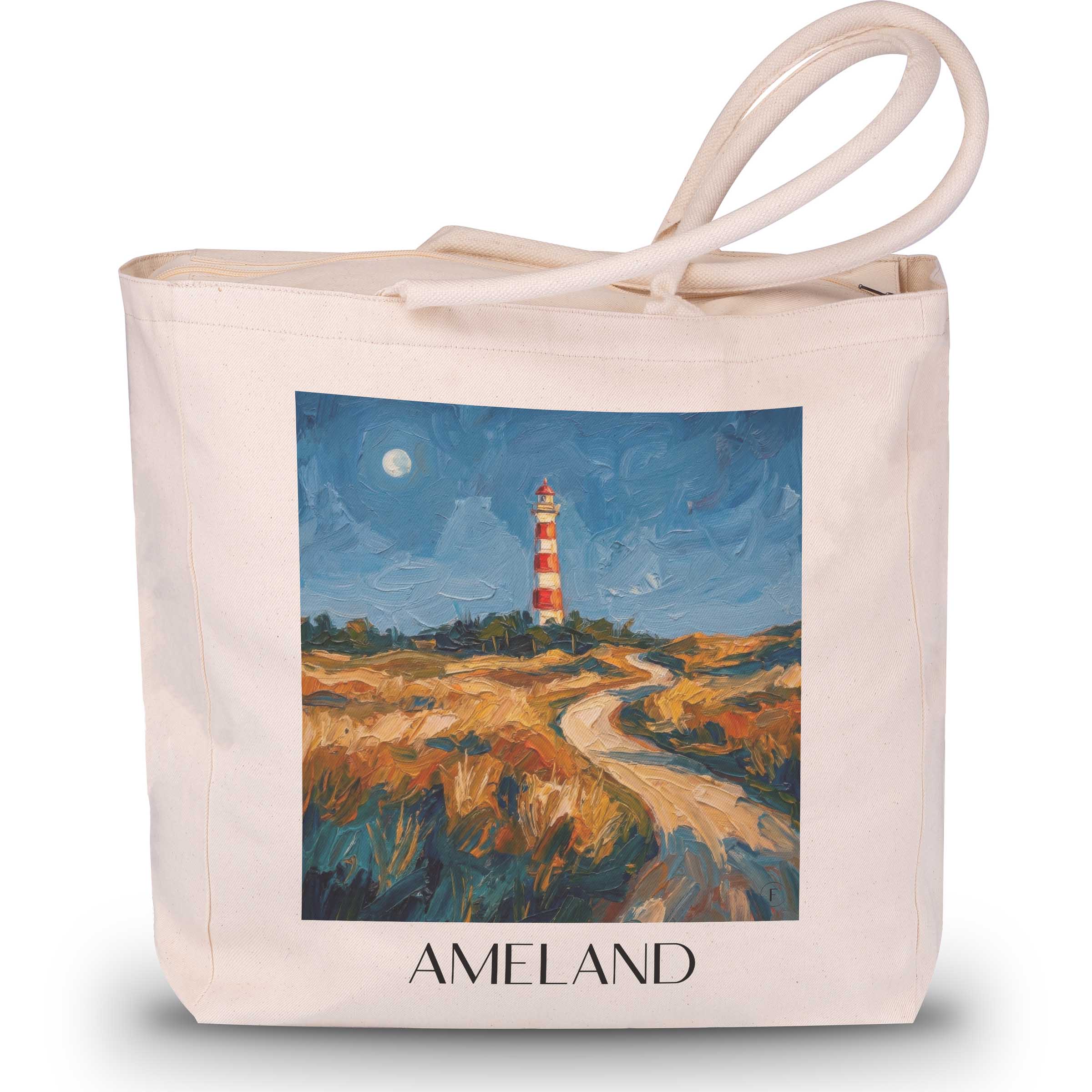 ameland-niederlande-einkaufstasche-oil-painting-oelgemaelde