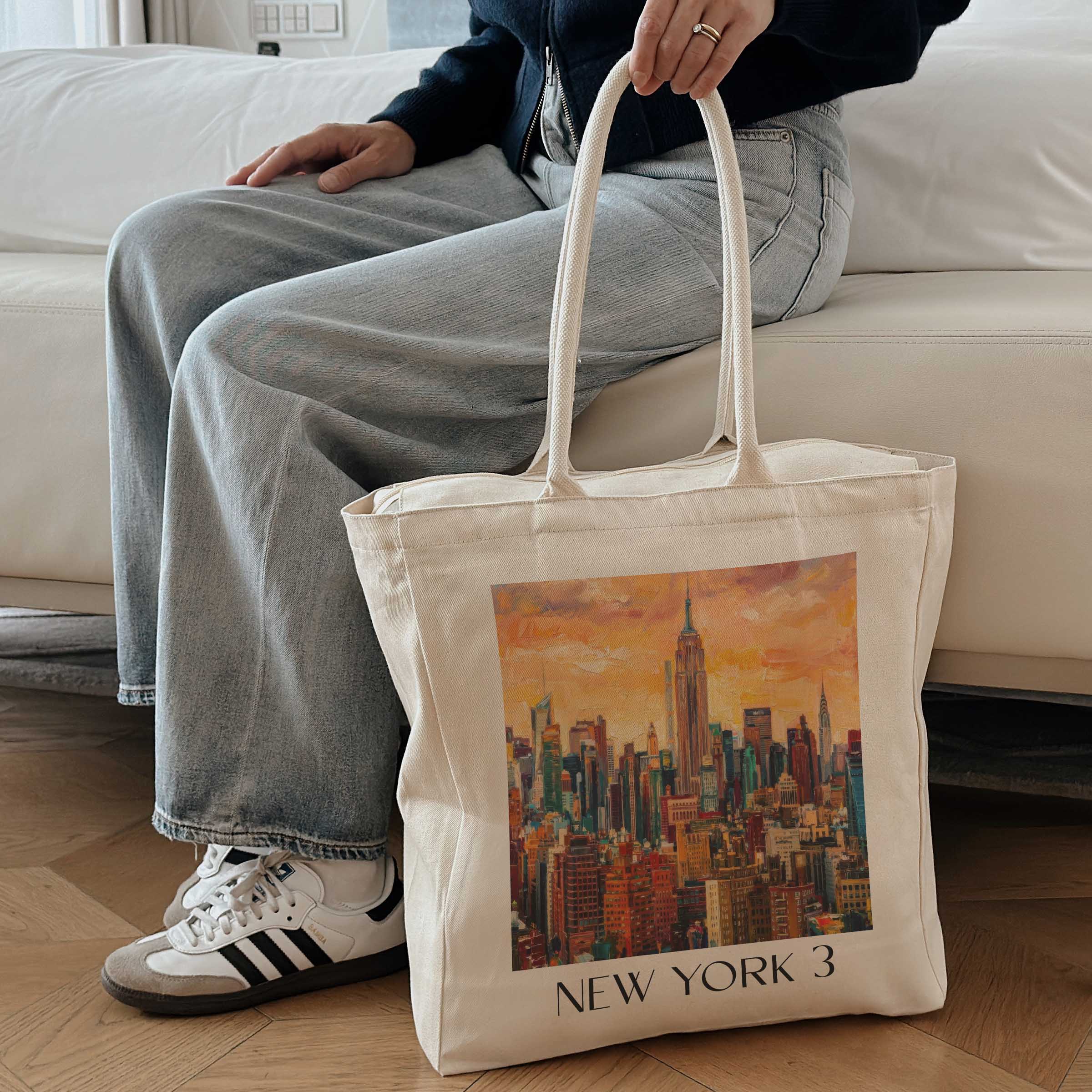 new-york-3-usa-einkaufstasche-oil-painting-oelgemaelde