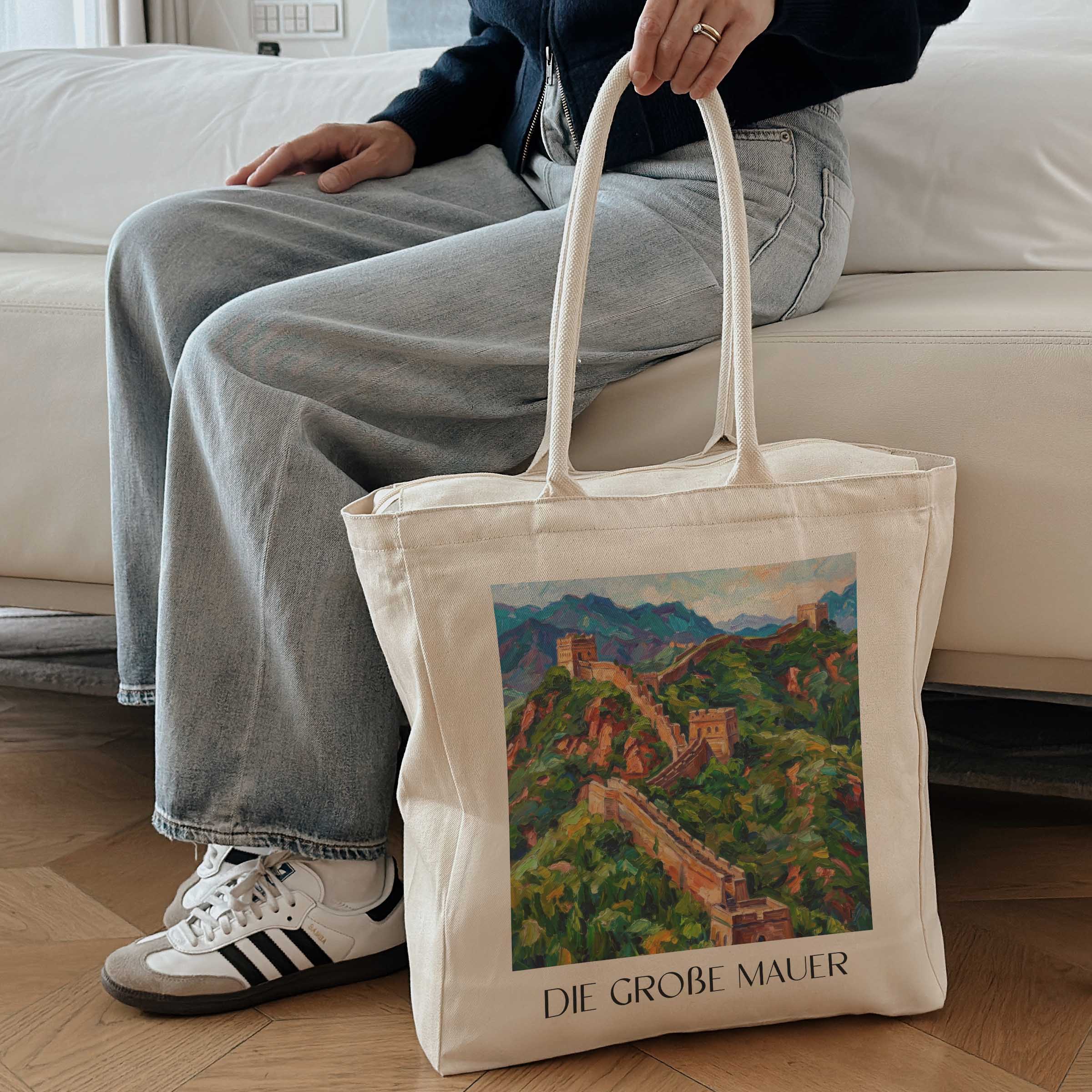 die-große-mauer-china-einkaufstasche-oil-painting-oelgemaelde
