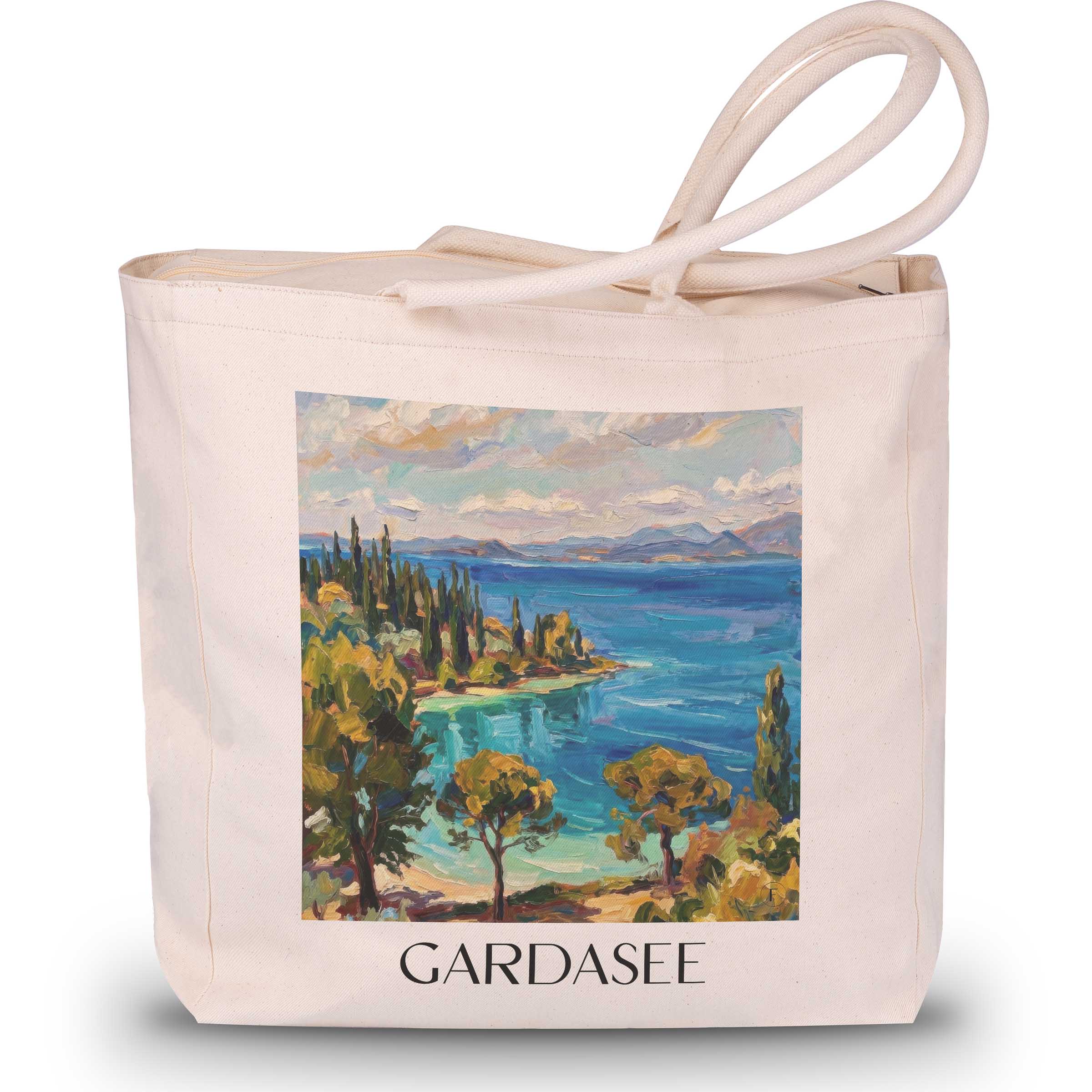 gardasee-italien-einkaufstasche-oil-painting-oelgemaelde