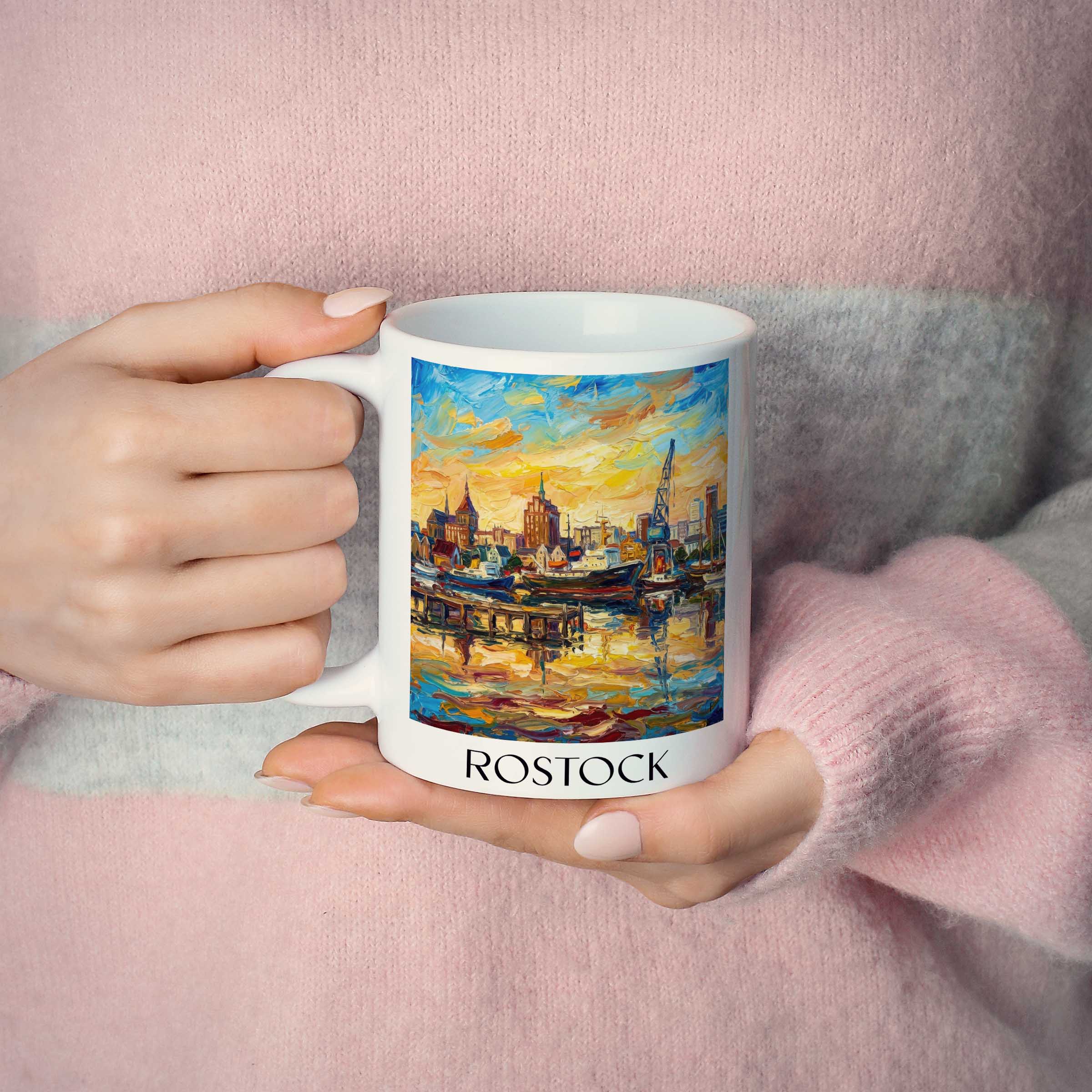rostock-deutschland-kaffeebecher-oil-painting-oelgemaelde