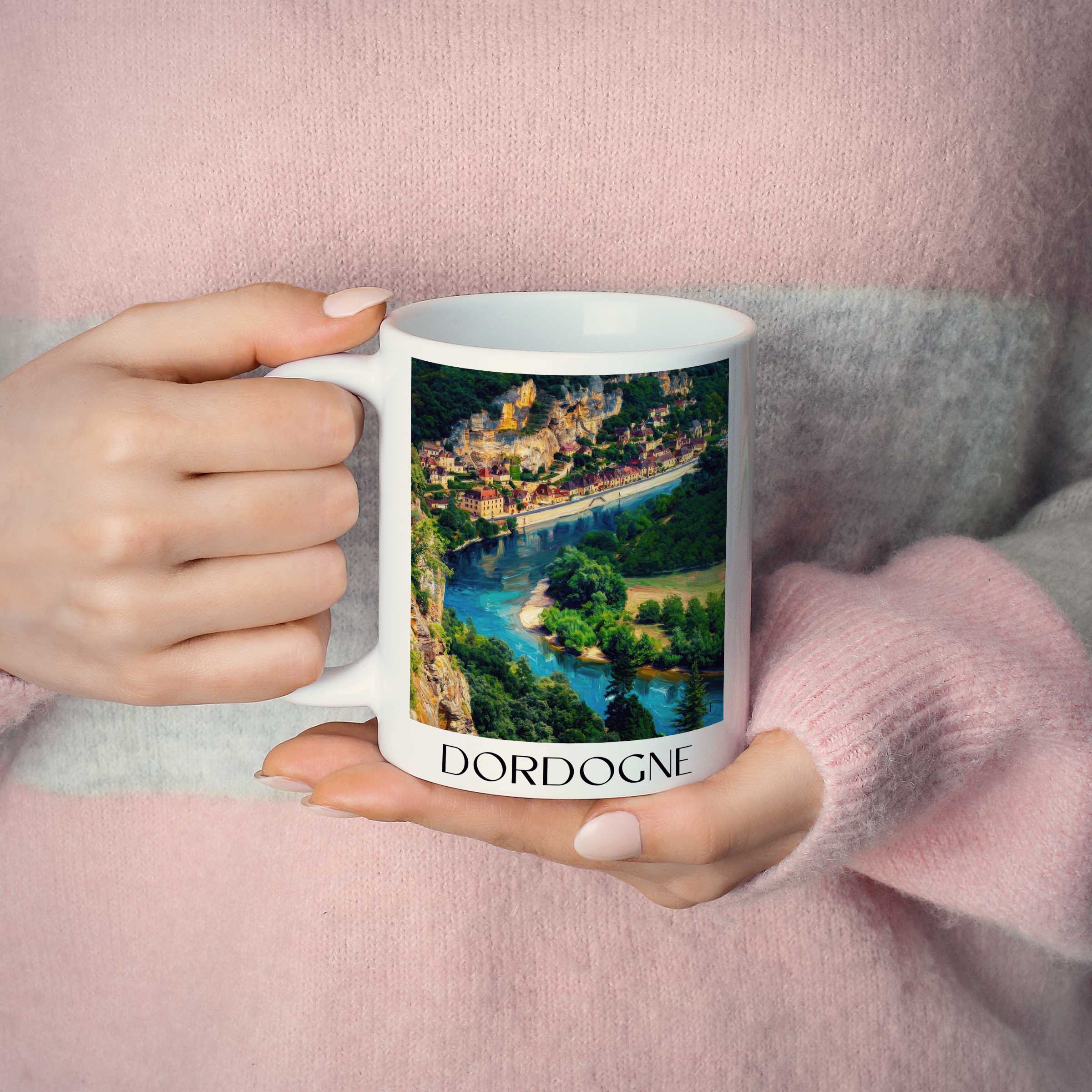 dordogne-frankreich-kaffeebecher-oil-painting-oelgemaelde