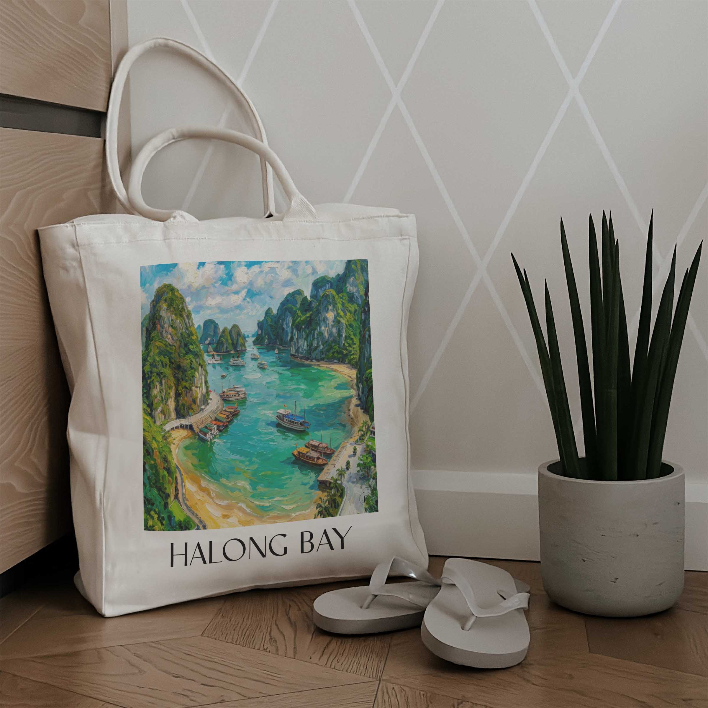 halong-bay-vietnam-einkaufstasche-oil-painting-oelgemaelde