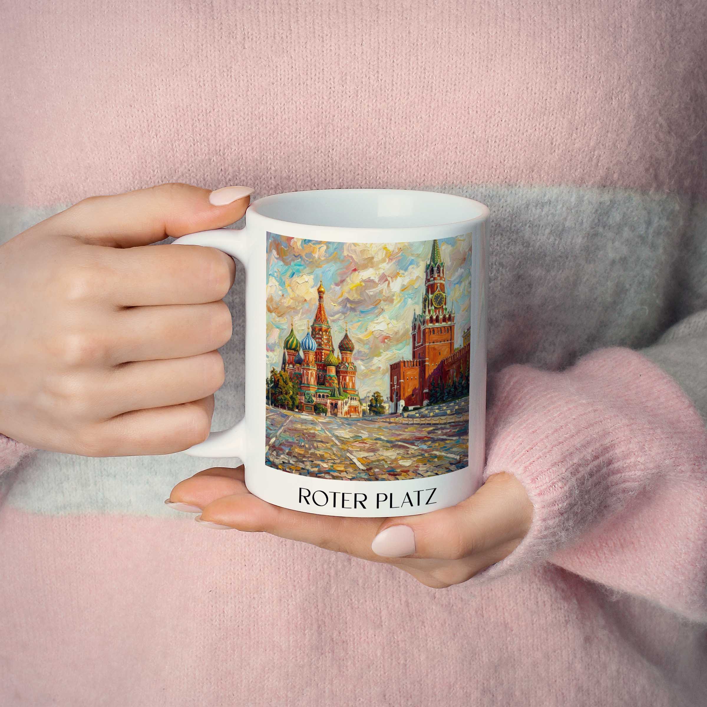 roter-platz,-kremel-russland-kaffeebecher-oil-painting-oelgemaelde