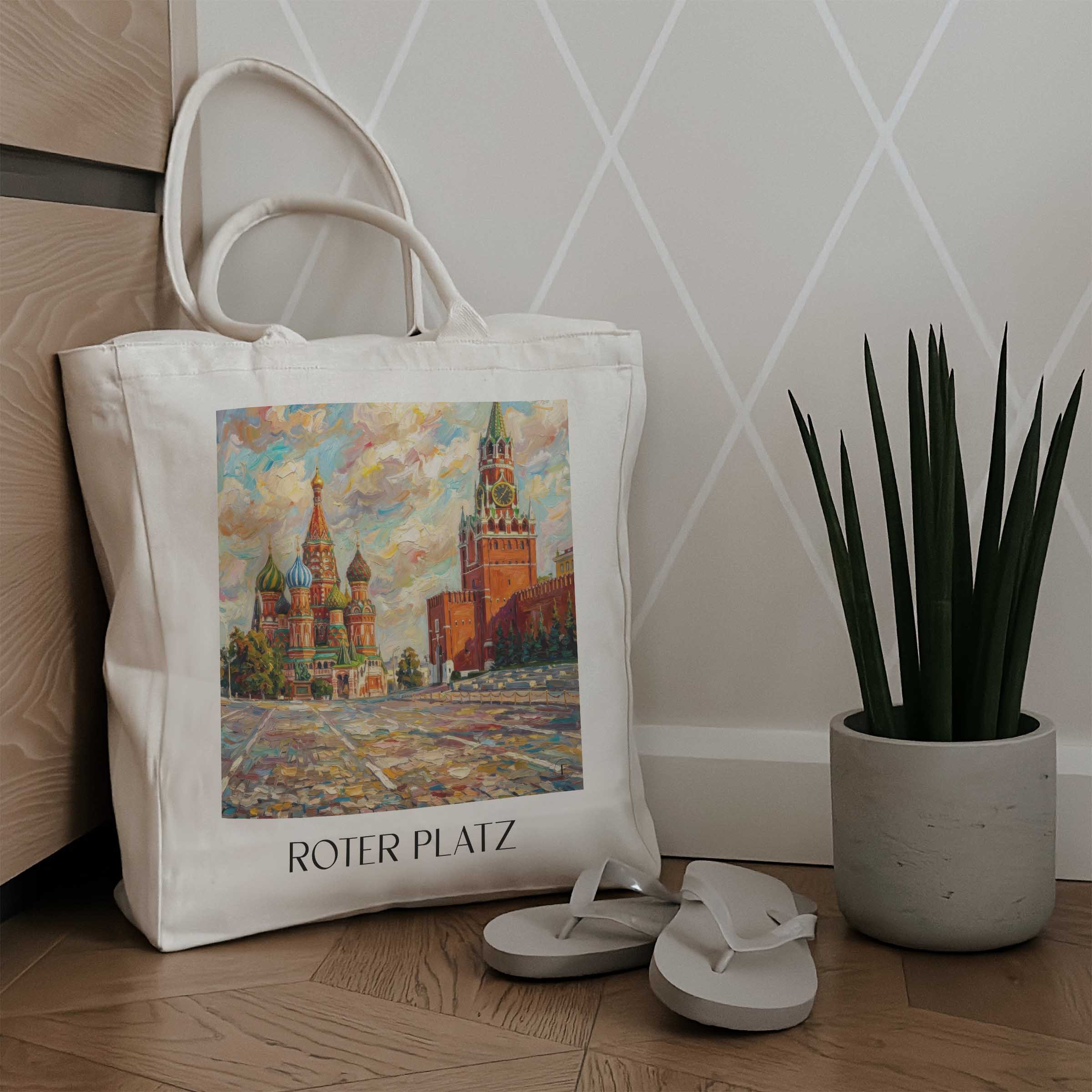 roter-platz,-kremel-russland-einkaufstasche-oil-painting-oelgemaelde