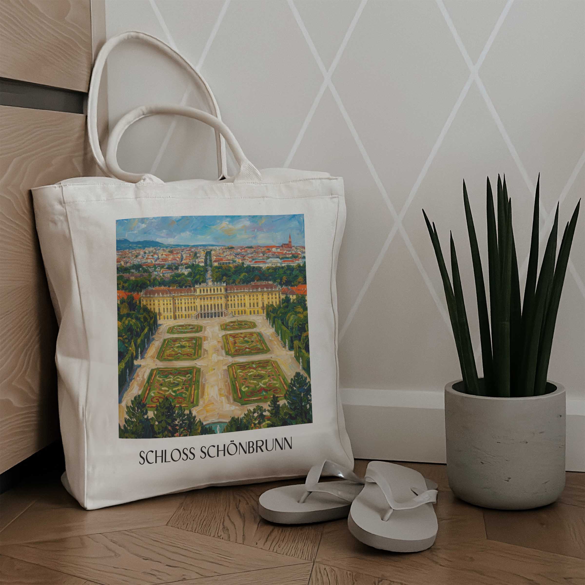 schloss-schönbrunn-wien-österreich-einkaufstasche-oil-painting-oelgemaelde