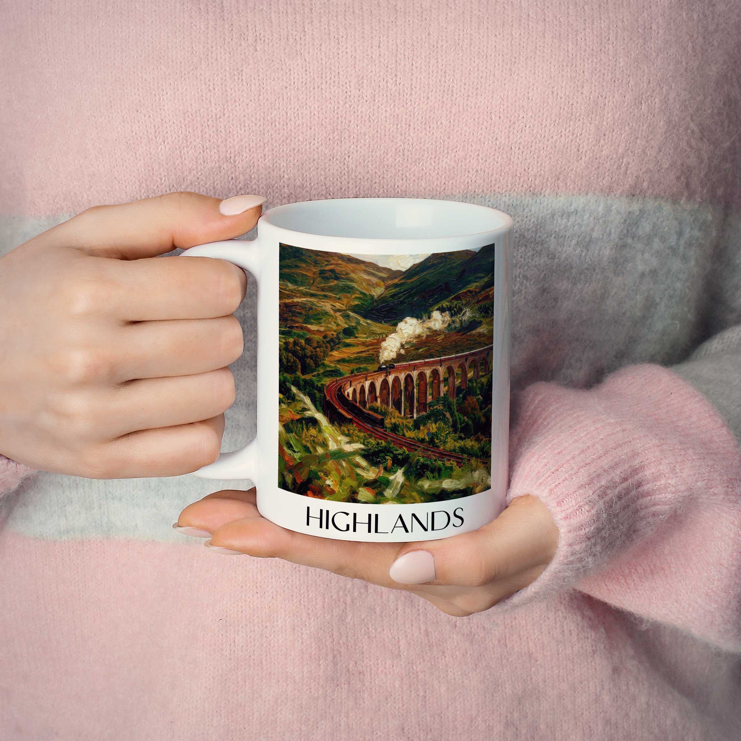 highlands-schottland-schottland-kaffeebecher-oil-painting-oelgemaelde