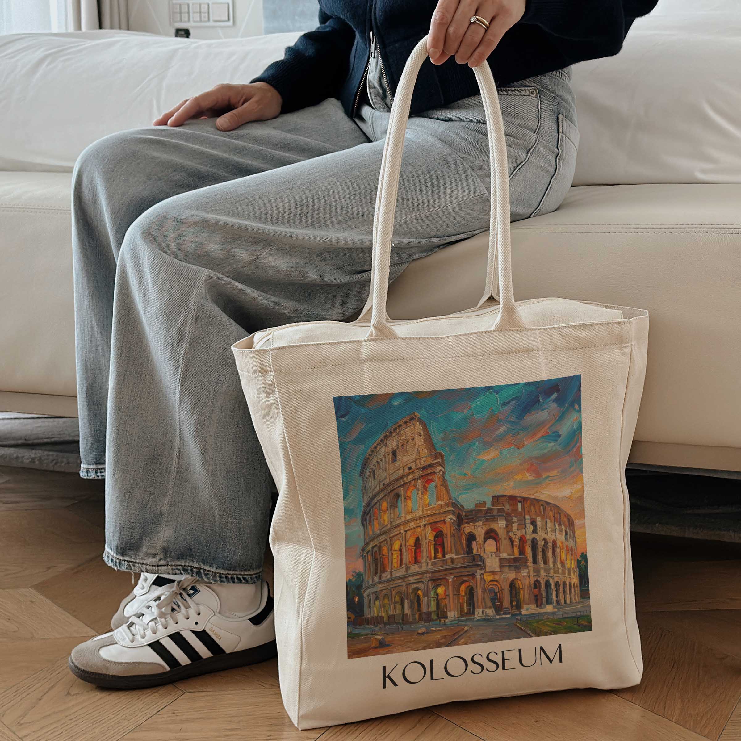 kolosseum-rom-italien-einkaufstasche-oil-painting-oelgemaelde