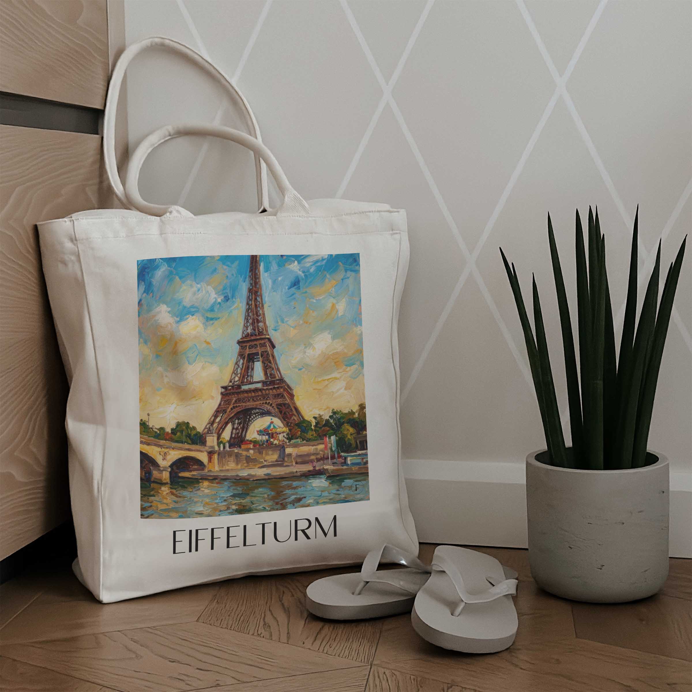 eiffelturm-paris-frankreich-einkaufstasche-oil-painting-oelgemaelde