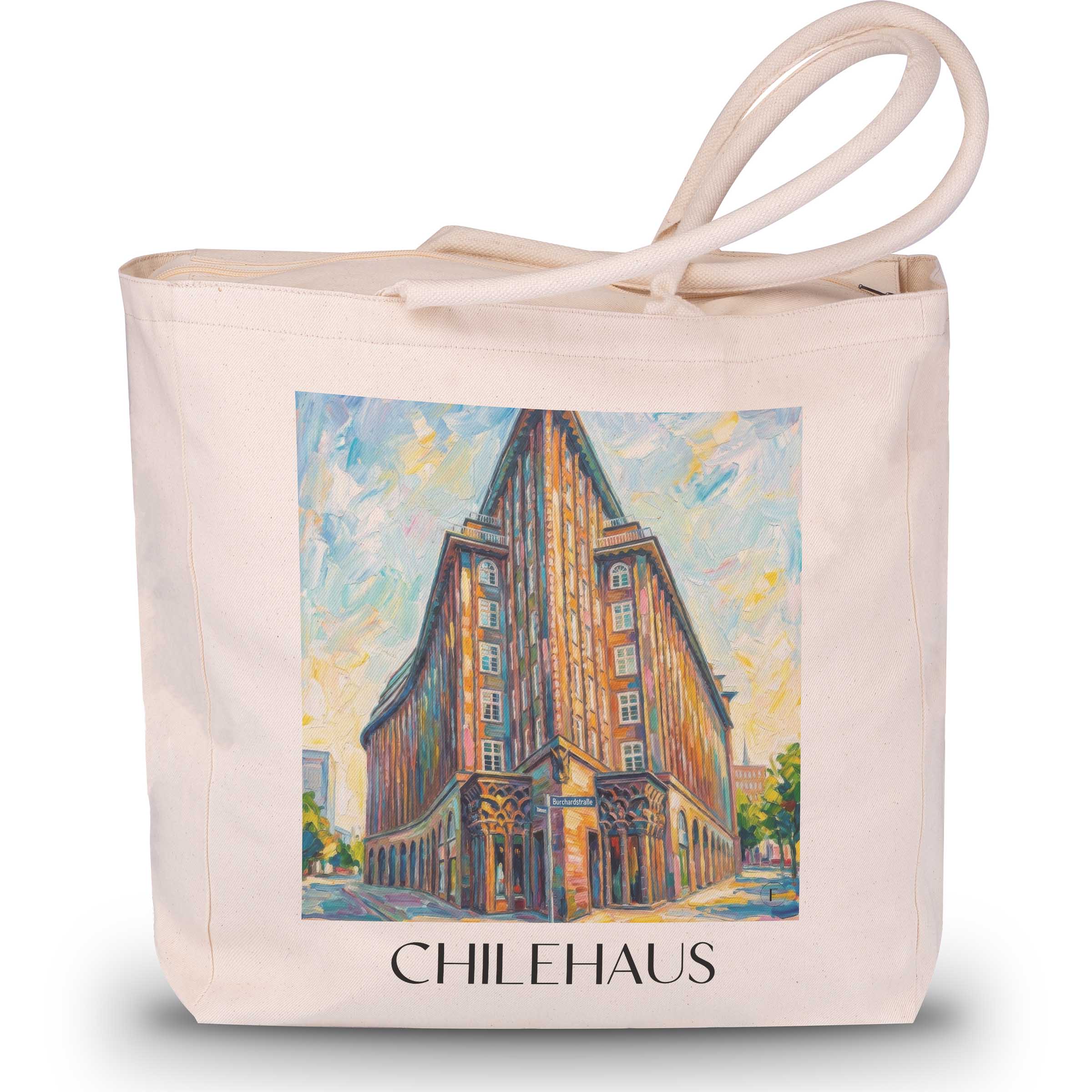 chilehaus-hamburg-deutschland-einkaufstasche-oil-painting-oelgemaelde