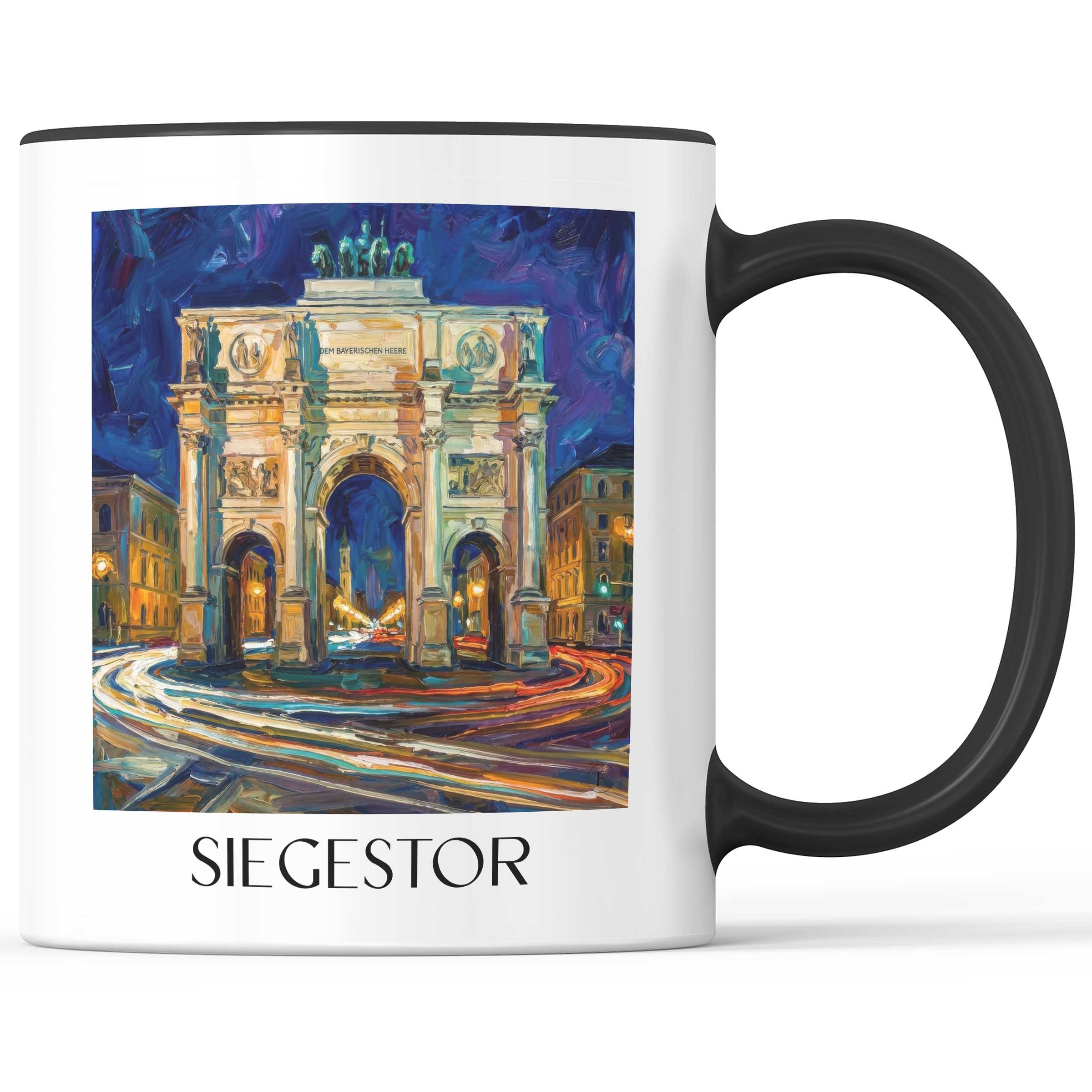 siegestor-münchen-deutschland-kaffeebecher-oil-painting-oelgemaelde